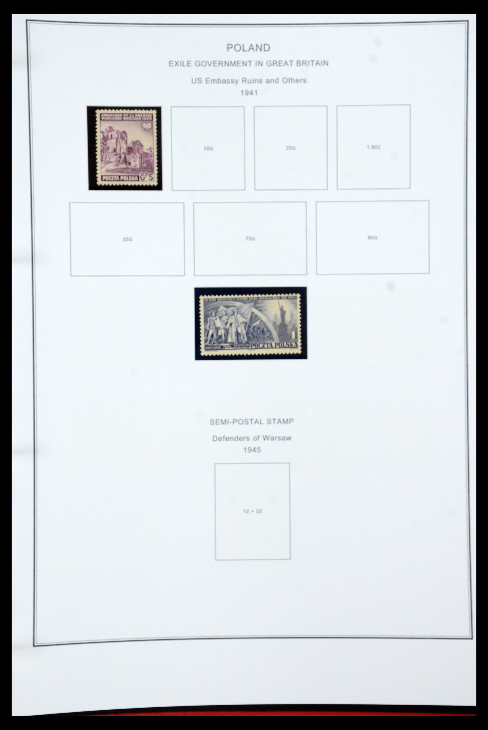 35906 049 - Postzegelverzameling 35906 Polen 1918-1995.