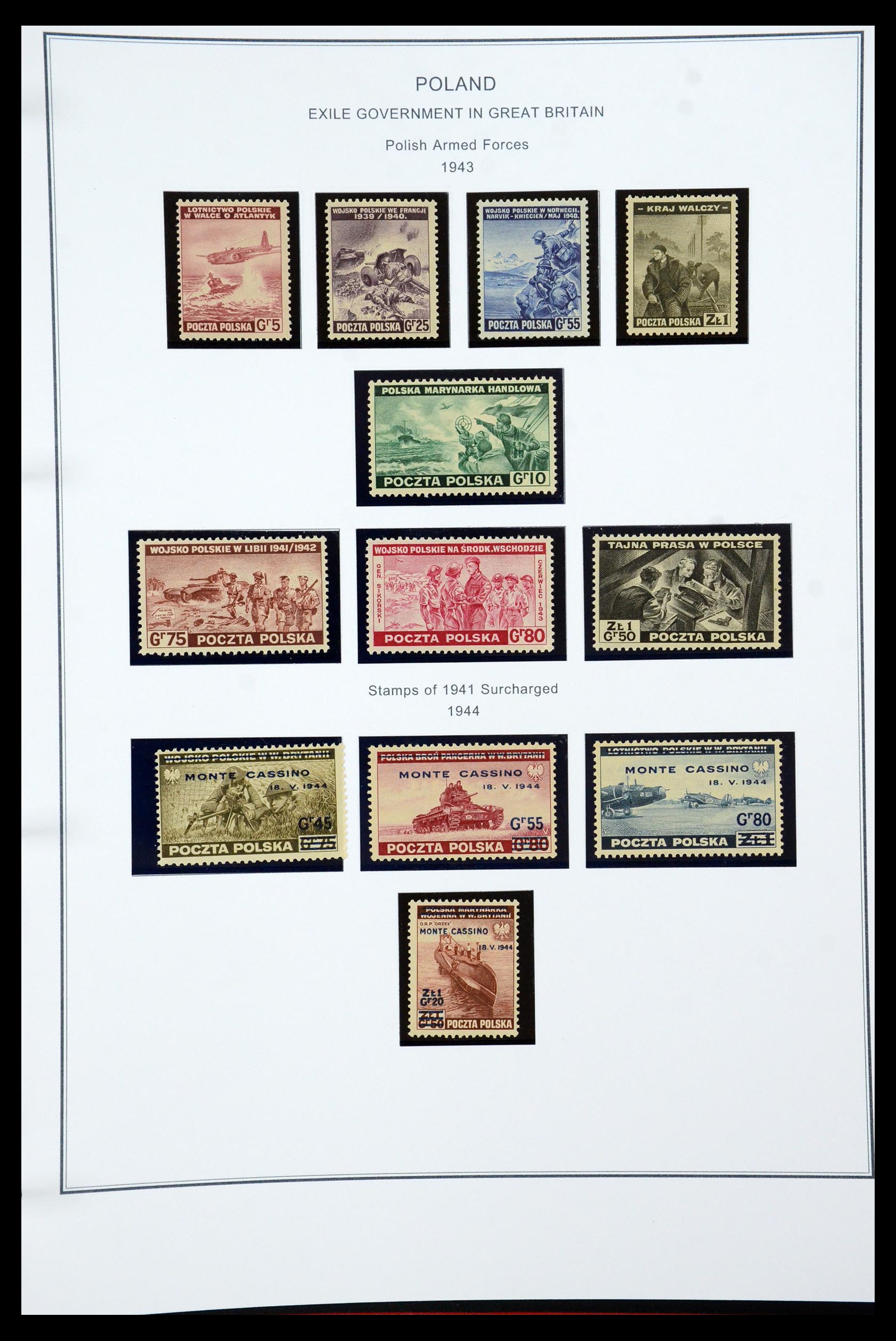35906 050 - Postzegelverzameling 35906 Polen 1918-1995.