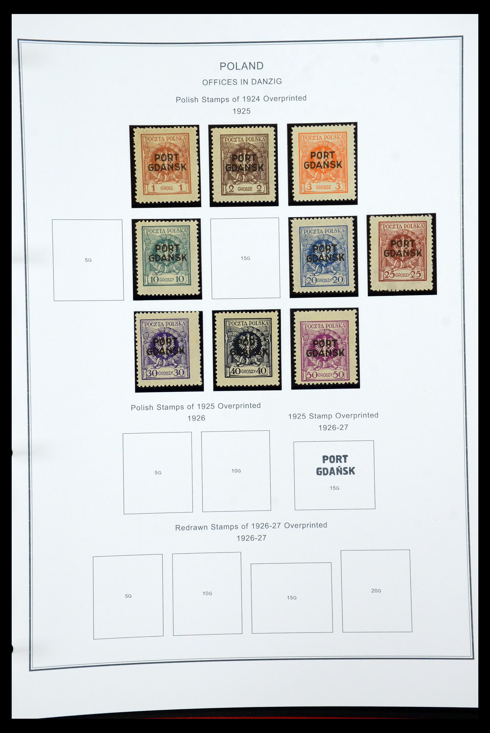 35906 056 - Postzegelverzameling 35906 Polen 1918-1995.