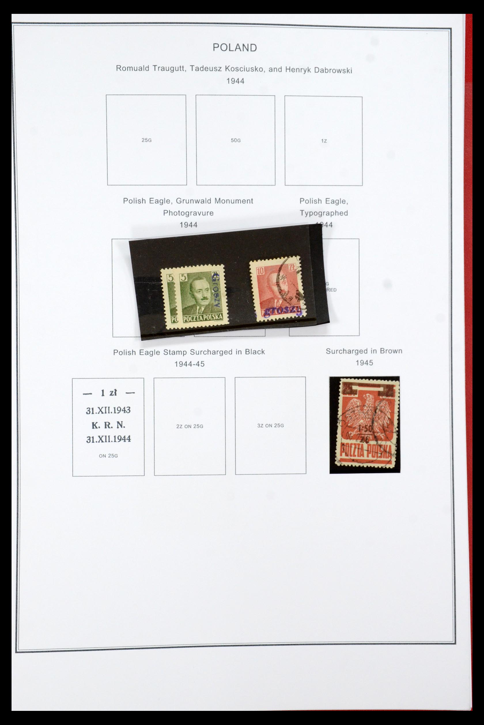 35906 059 - Postzegelverzameling 35906 Polen 1918-1995.