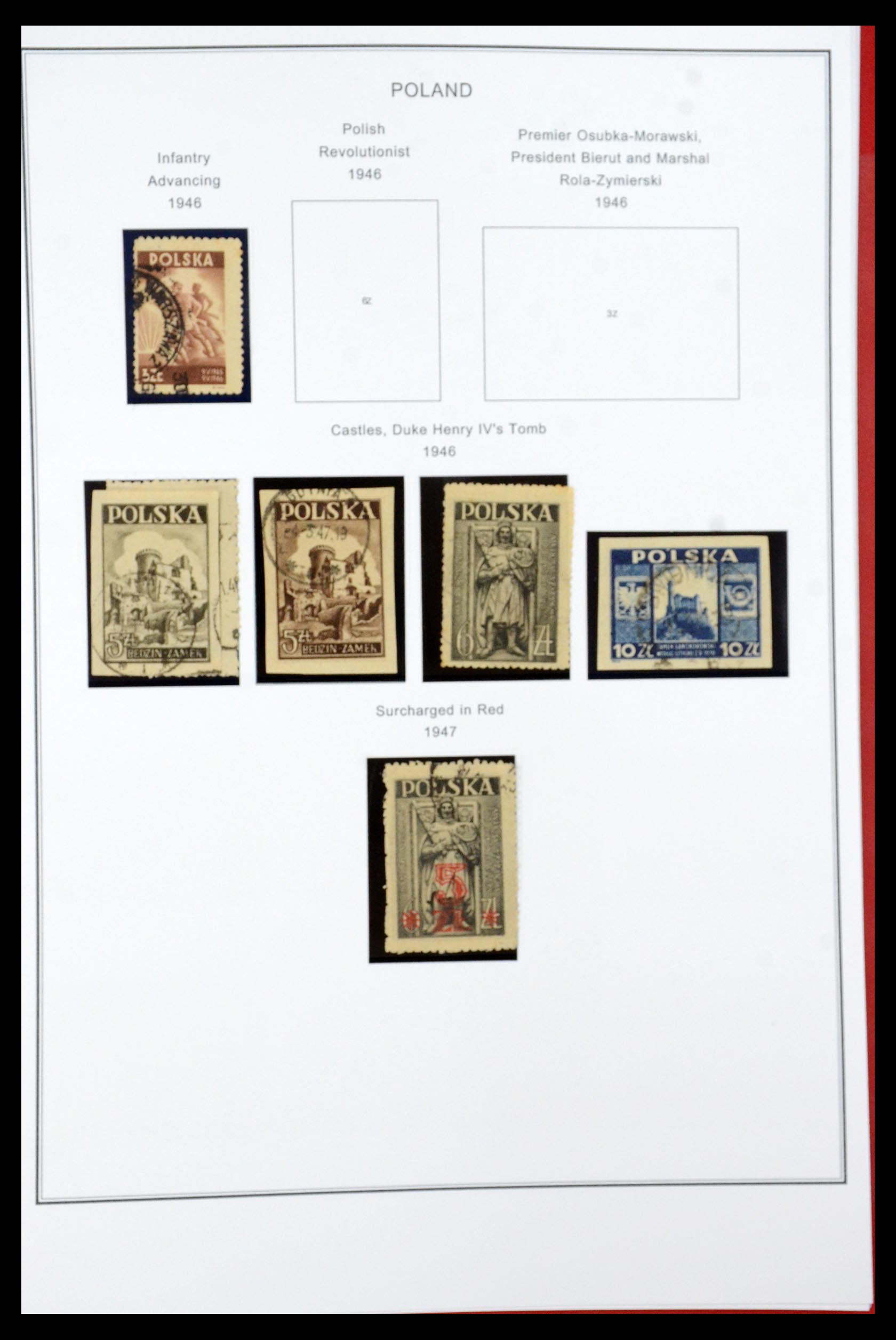 35906 063 - Postzegelverzameling 35906 Polen 1918-1995.