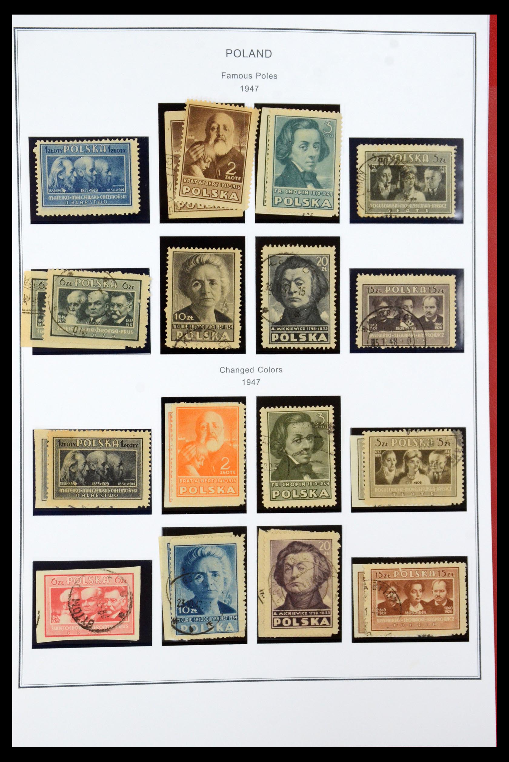 35906 064 - Postzegelverzameling 35906 Polen 1918-1995.