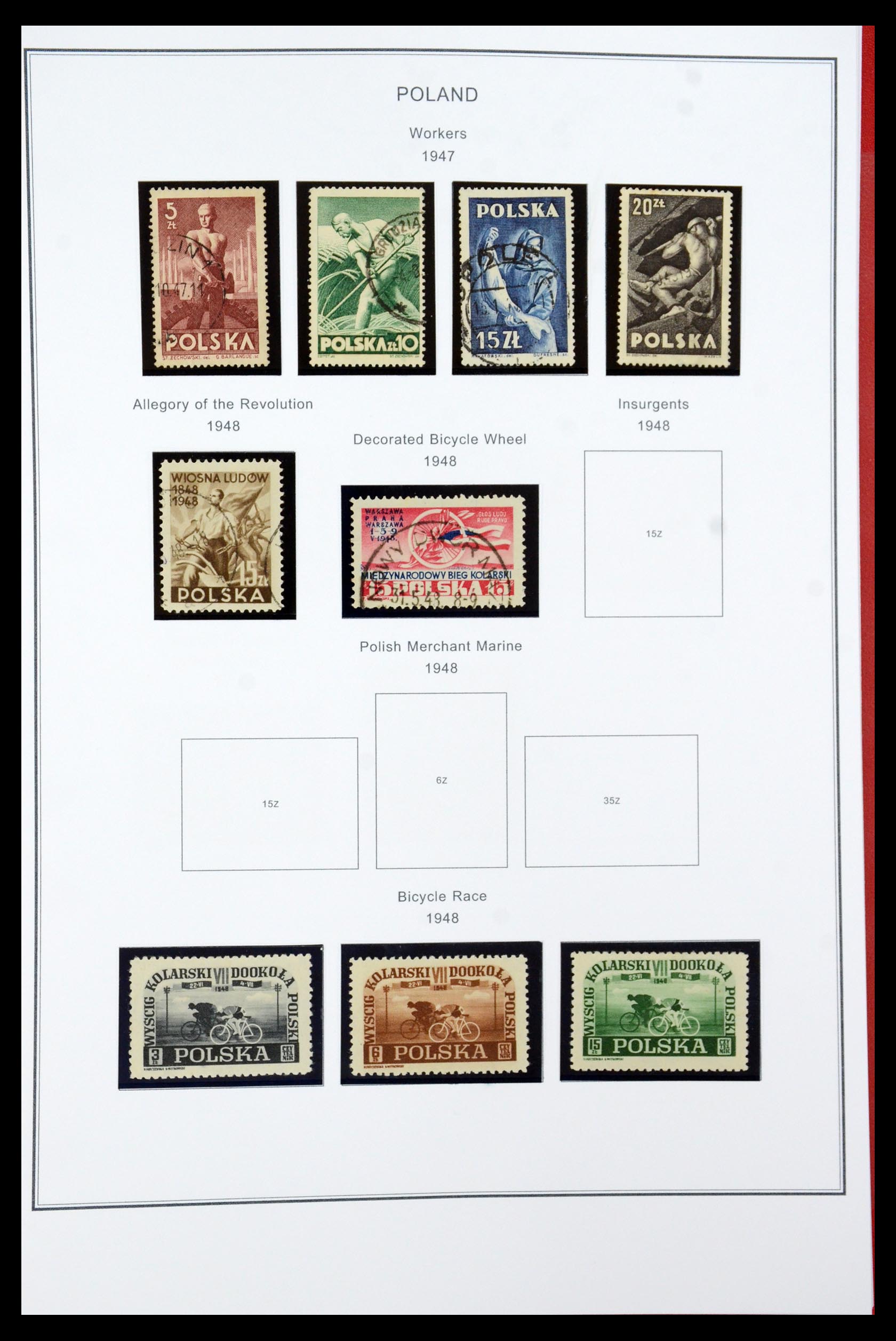 35906 065 - Postzegelverzameling 35906 Polen 1918-1995.