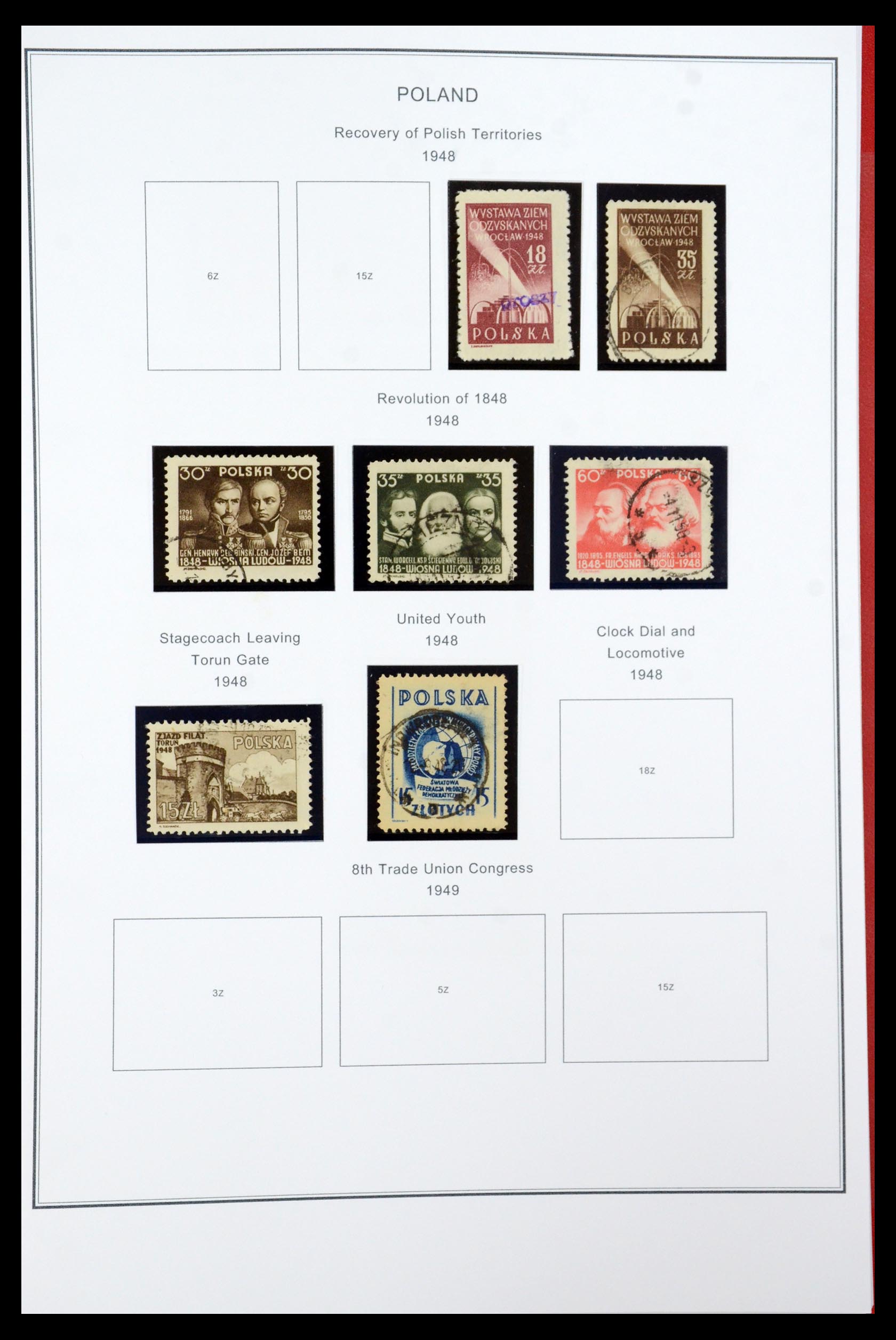 35906 066 - Postzegelverzameling 35906 Polen 1918-1995.