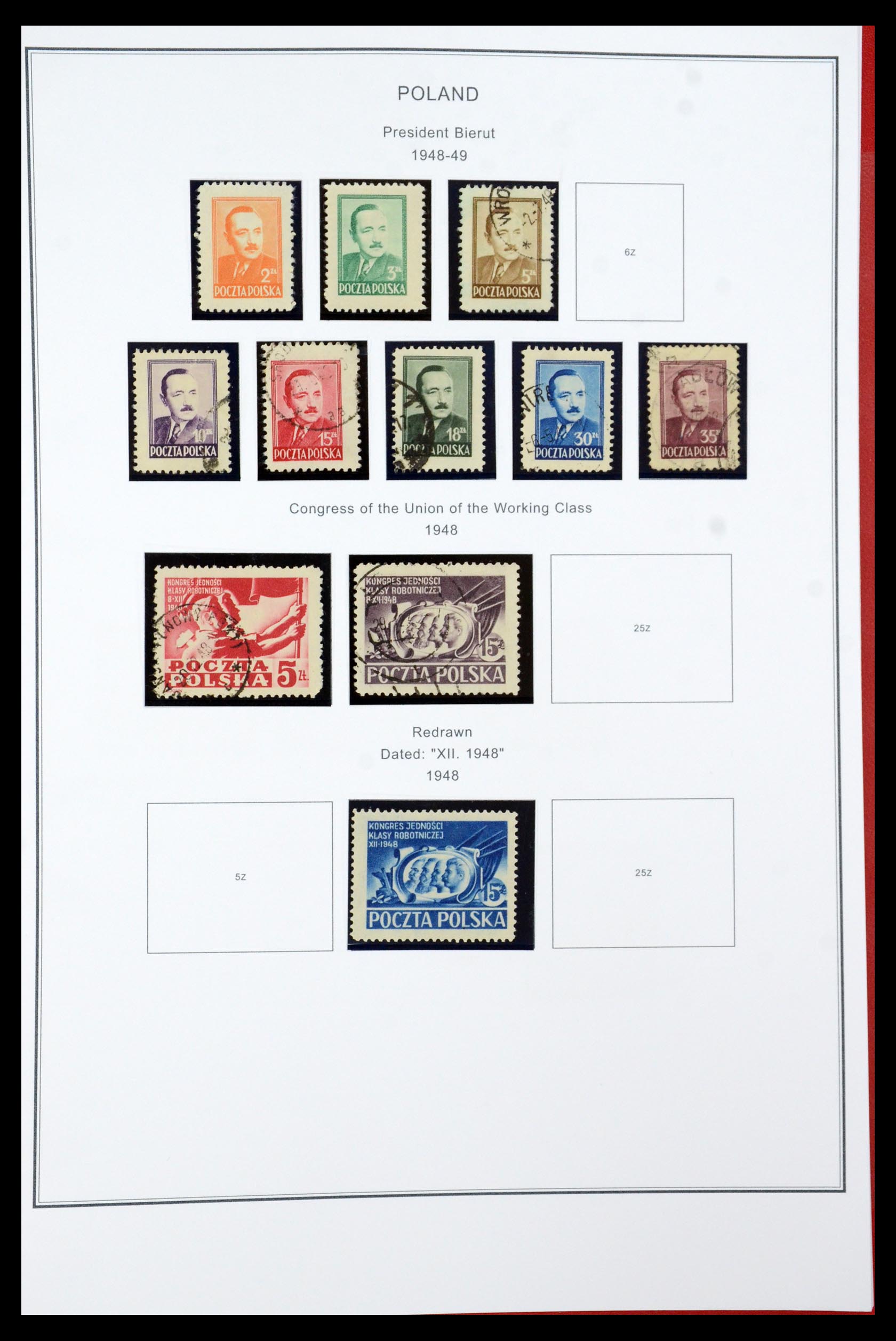 35906 067 - Postzegelverzameling 35906 Polen 1918-1995.