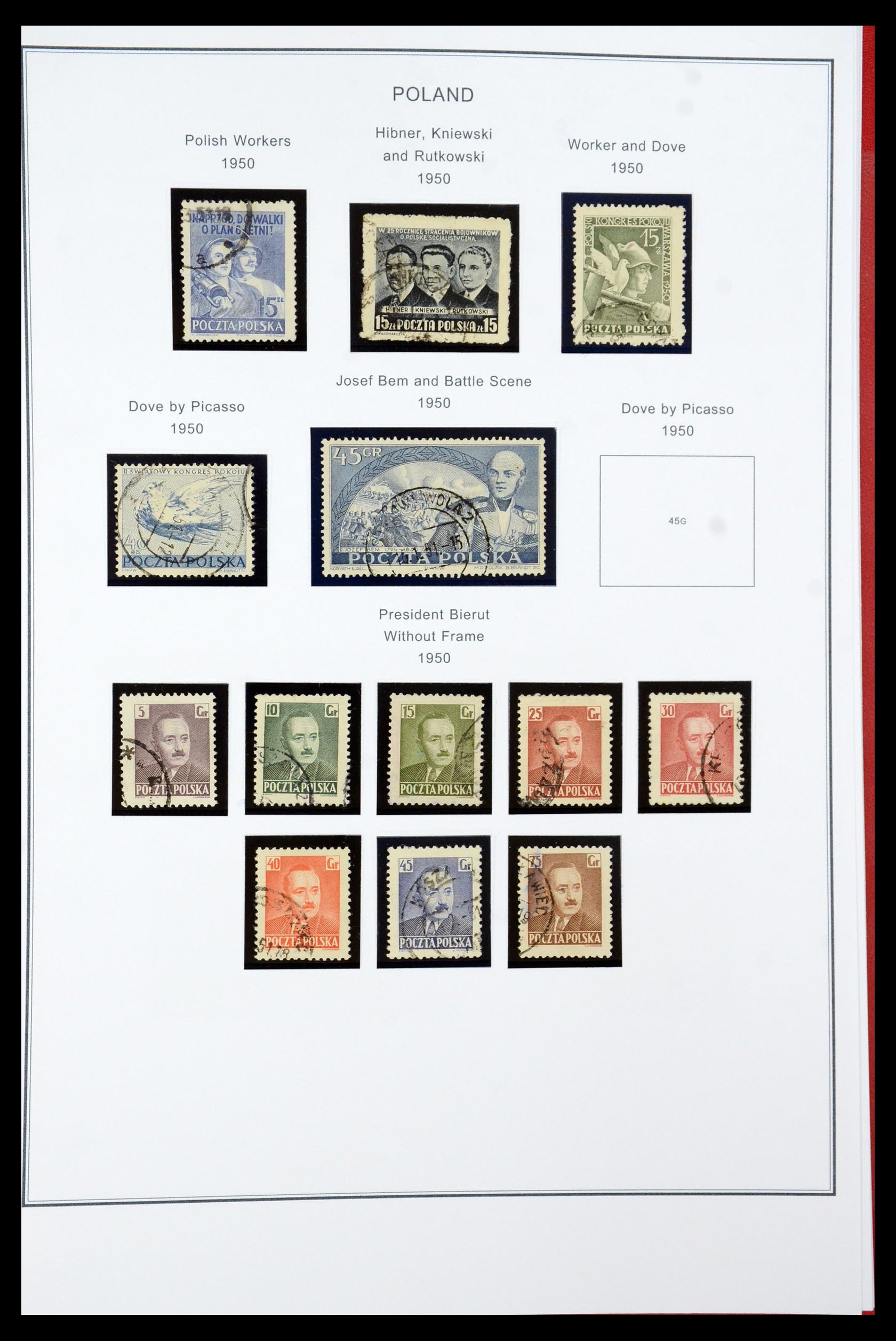 35906 070 - Postzegelverzameling 35906 Polen 1918-1995.