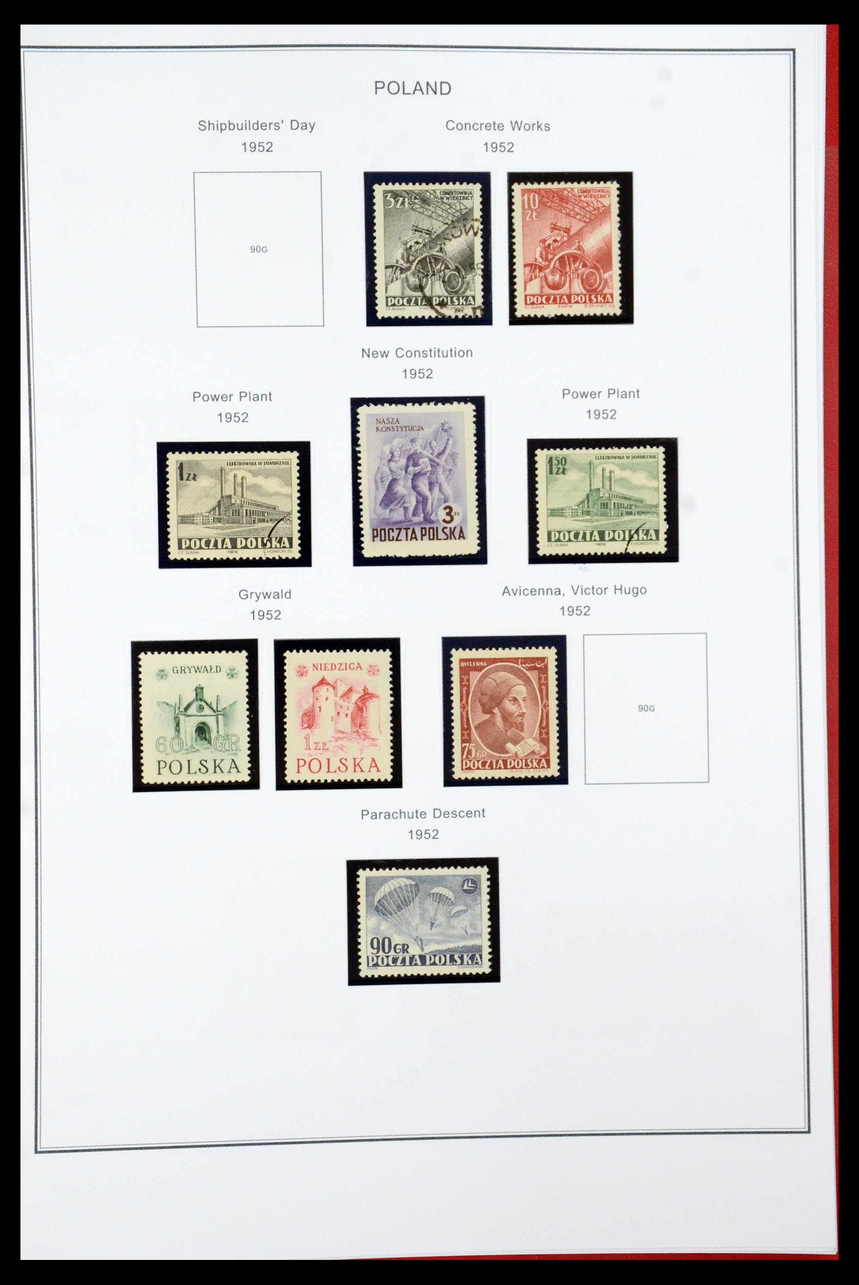 35906 075 - Postzegelverzameling 35906 Polen 1918-1995.