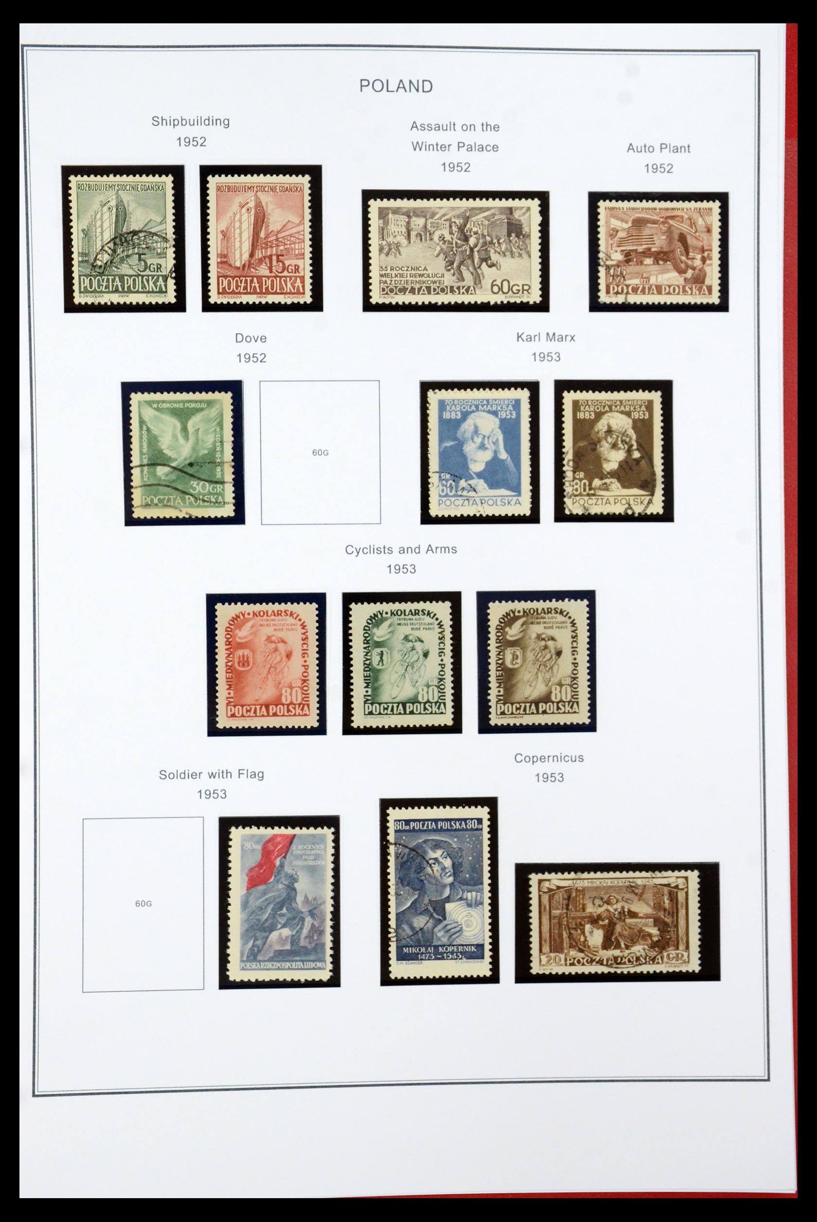 35906 076 - Postzegelverzameling 35906 Polen 1918-1995.