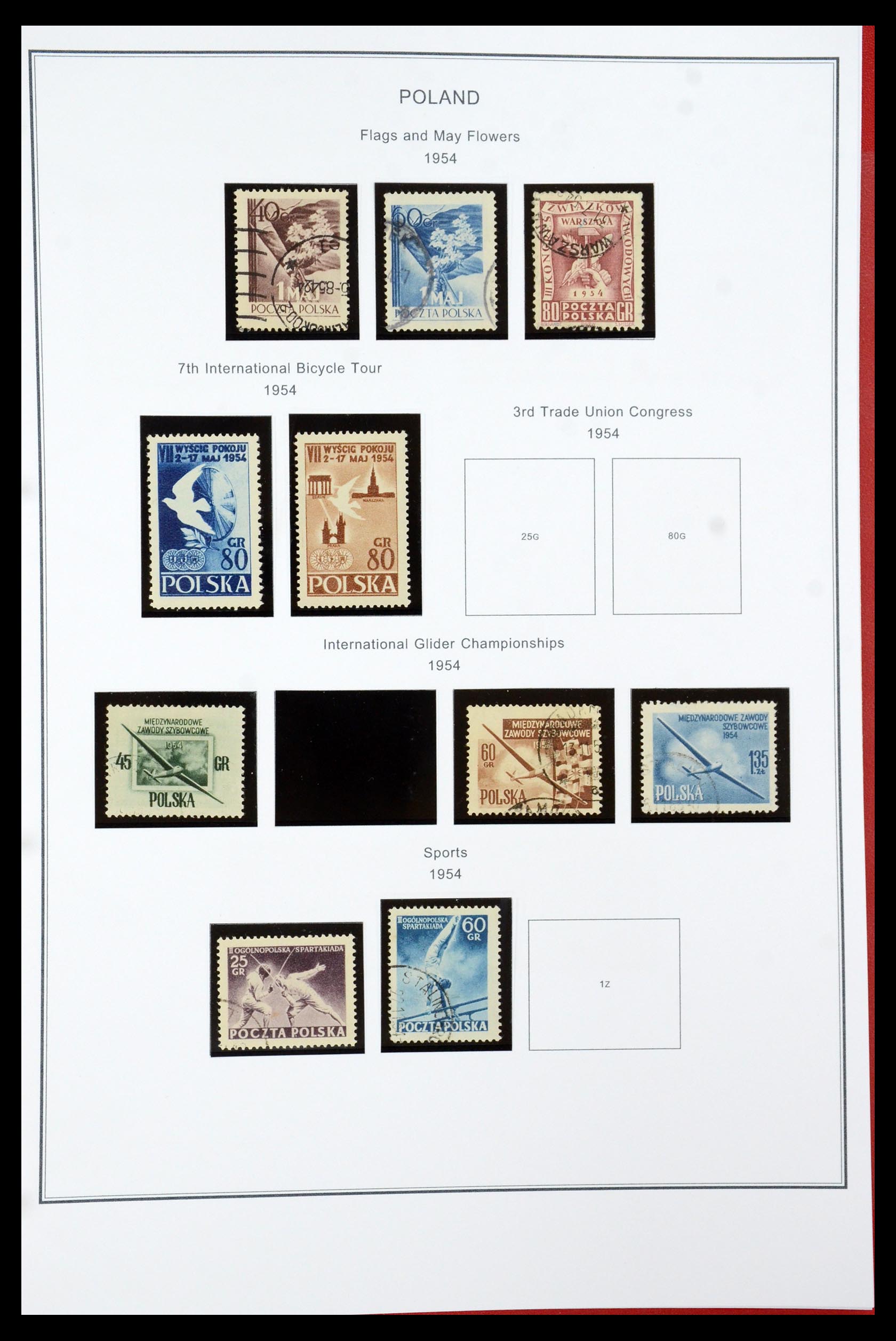 35906 080 - Postzegelverzameling 35906 Polen 1918-1995.