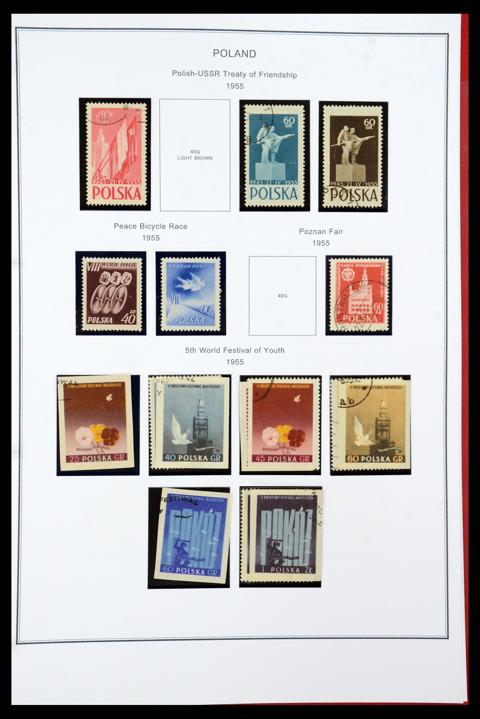 35906 085 - Postzegelverzameling 35906 Polen 1918-1995.