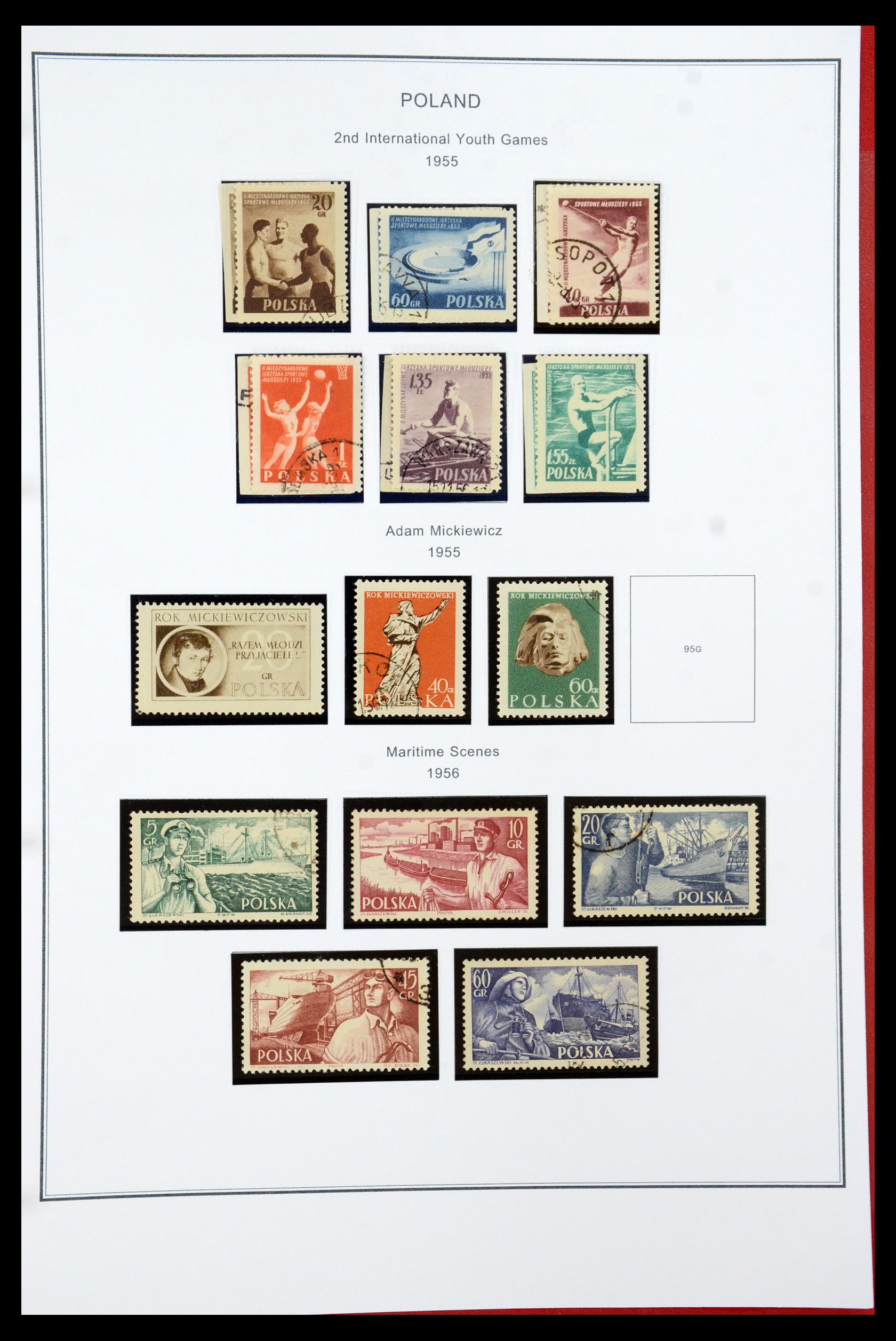 35906 087 - Postzegelverzameling 35906 Polen 1918-1995.