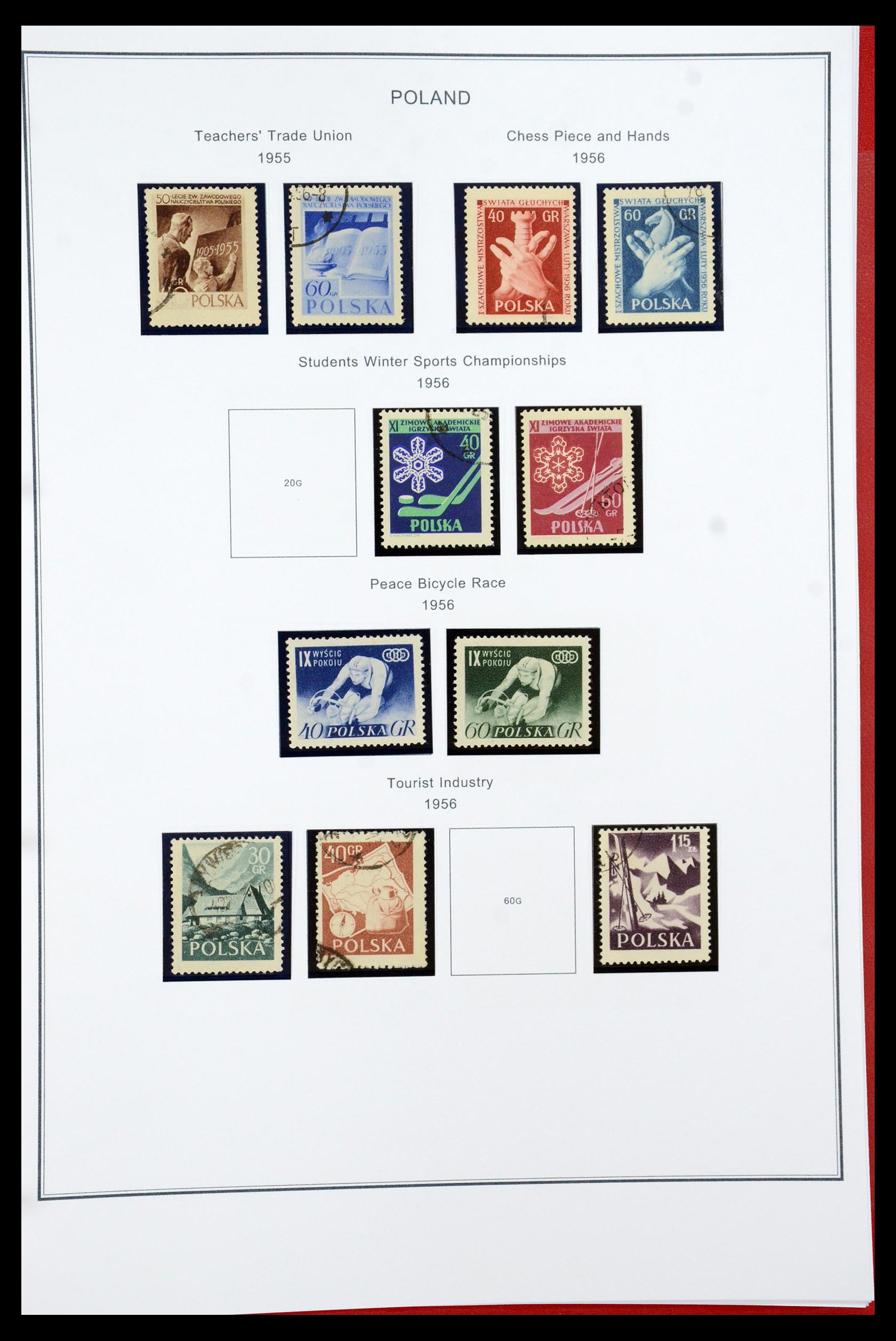 35906 088 - Postzegelverzameling 35906 Polen 1918-1995.