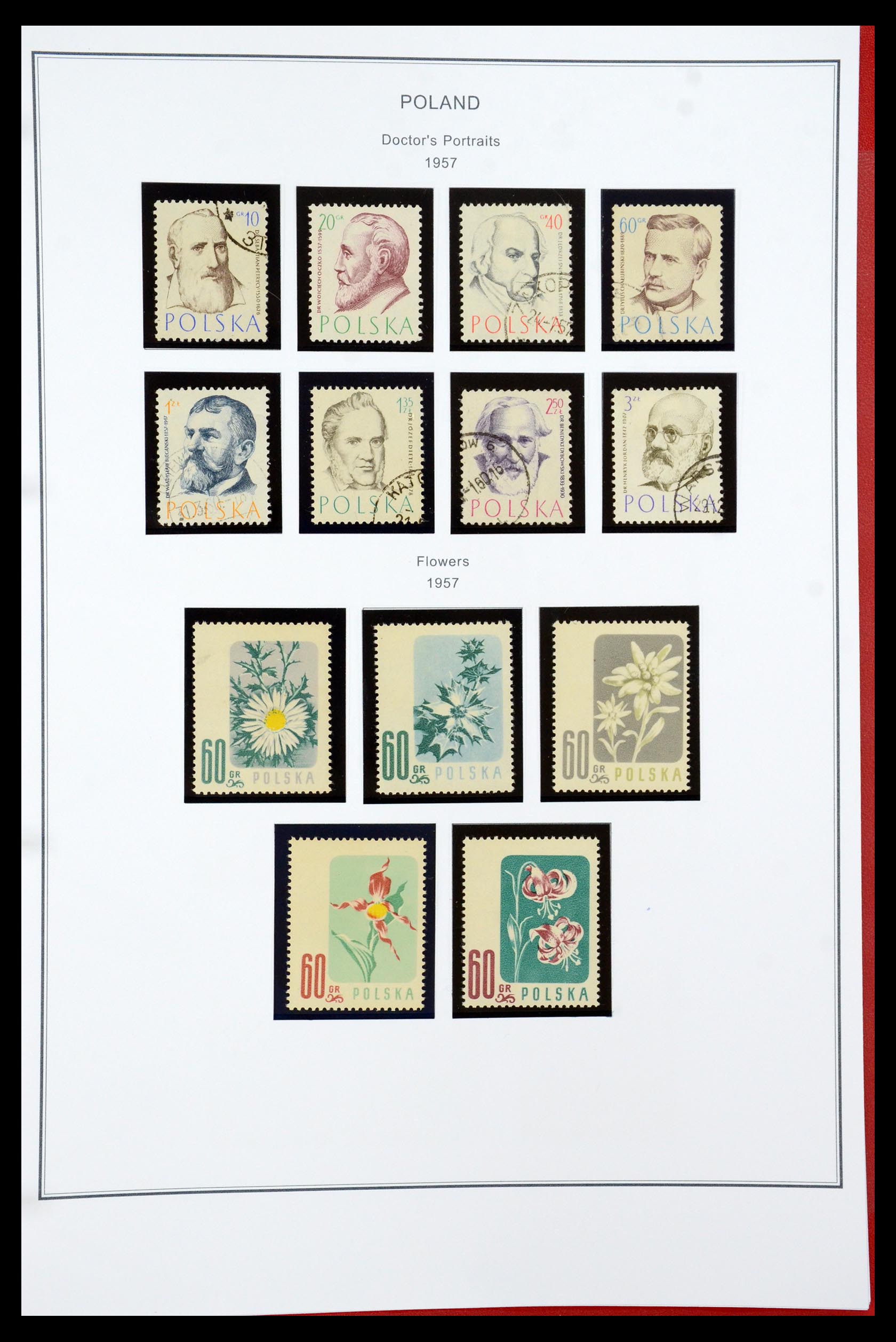 35906 092 - Postzegelverzameling 35906 Polen 1918-1995.