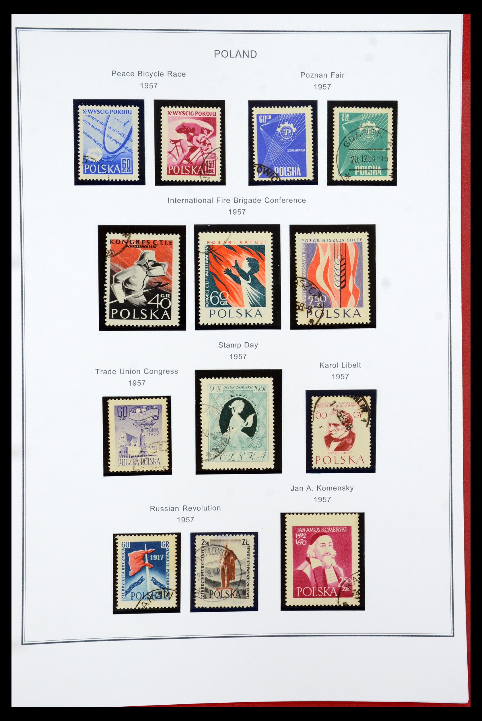 35906 093 - Postzegelverzameling 35906 Polen 1918-1995.