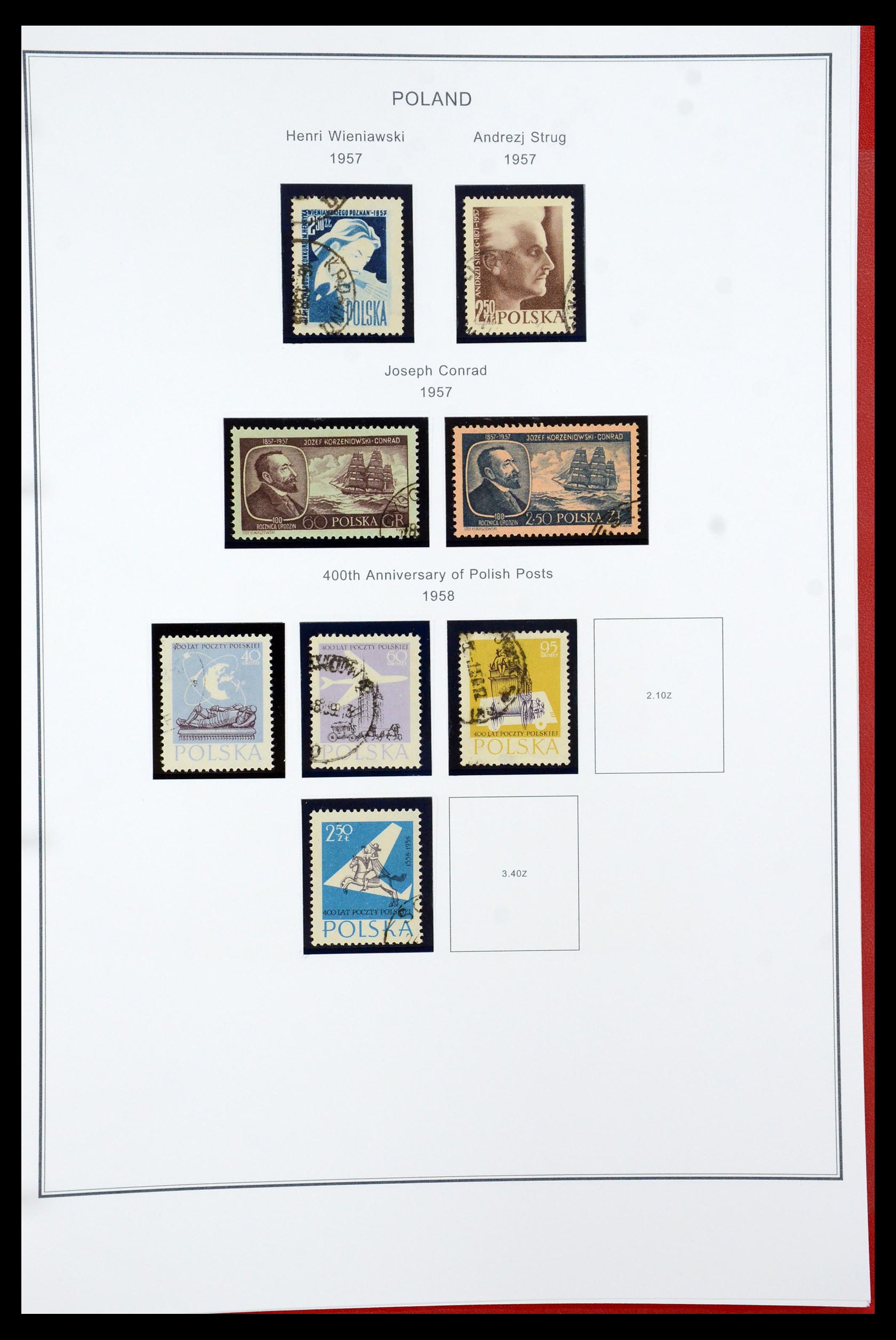 35906 094 - Postzegelverzameling 35906 Polen 1918-1995.