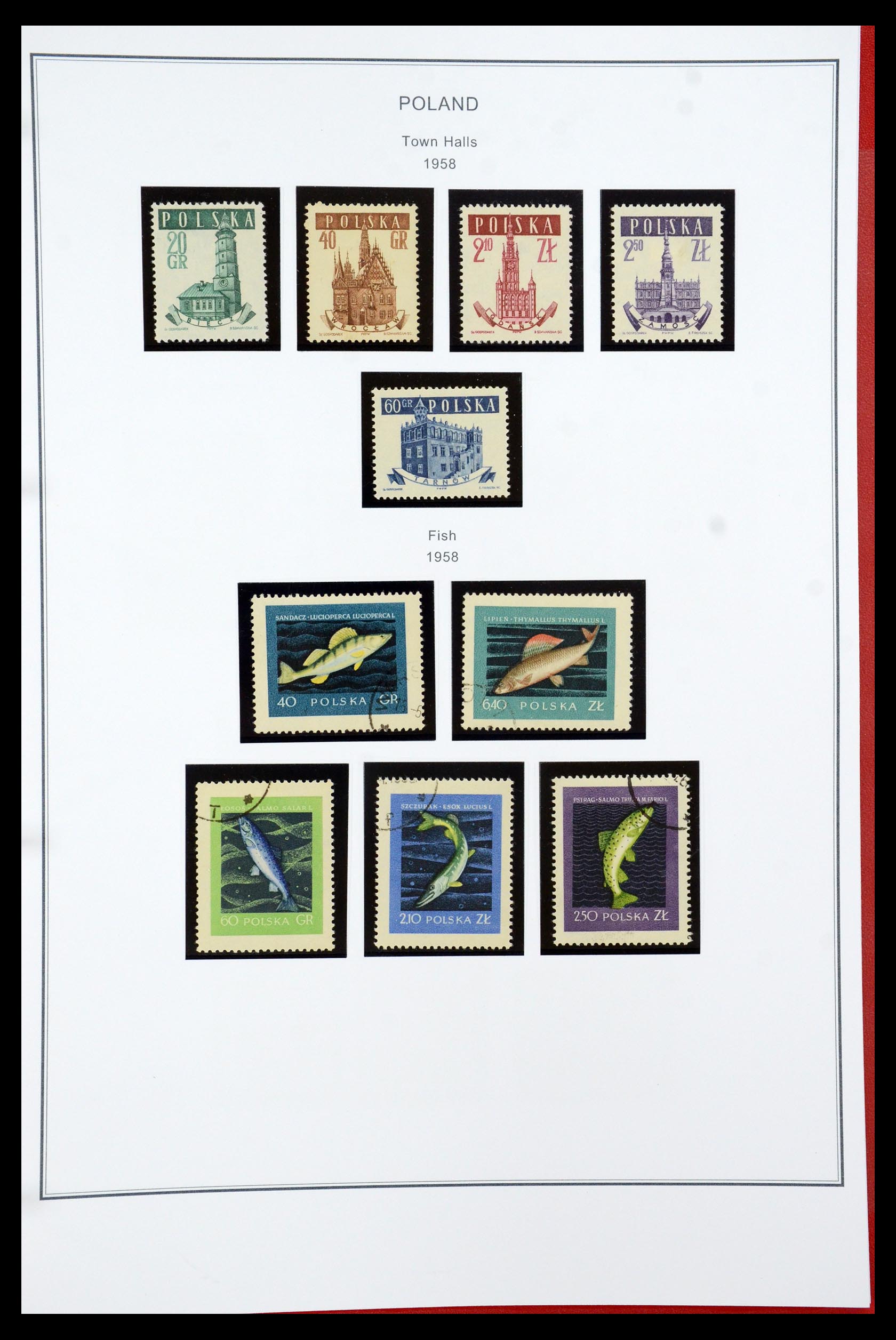 35906 095 - Postzegelverzameling 35906 Polen 1918-1995.