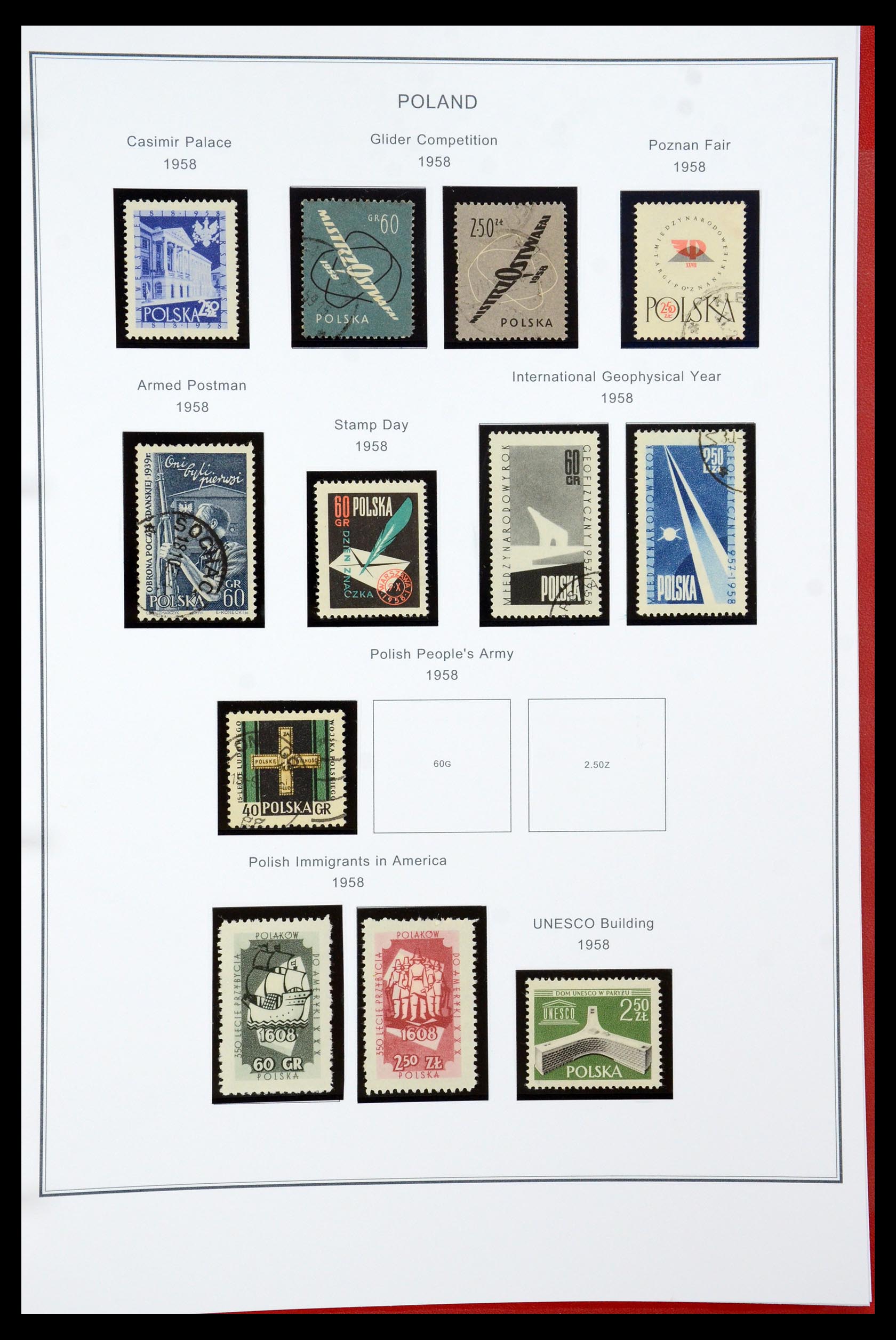 35906 096 - Postzegelverzameling 35906 Polen 1918-1995.