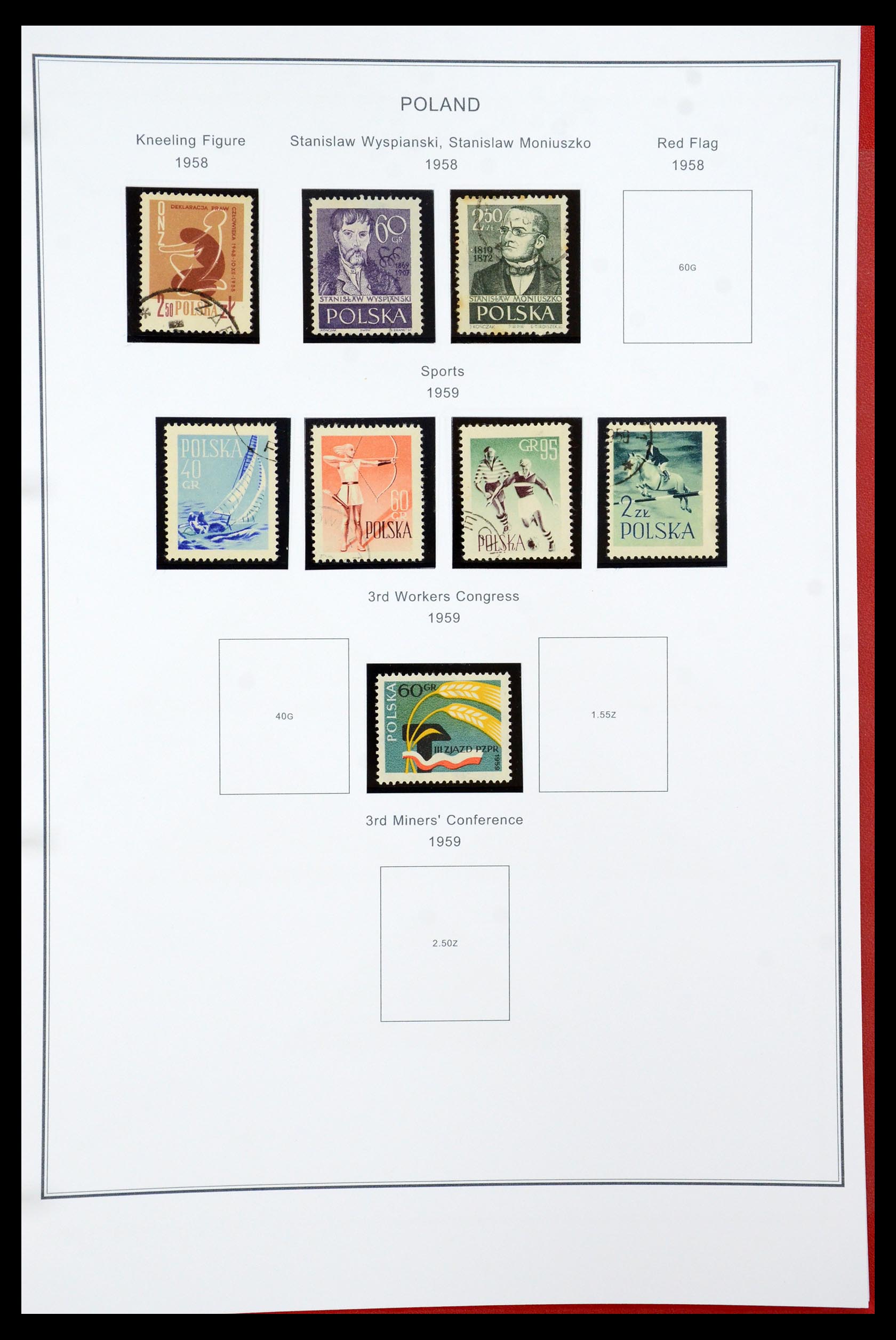 35906 097 - Postzegelverzameling 35906 Polen 1918-1995.