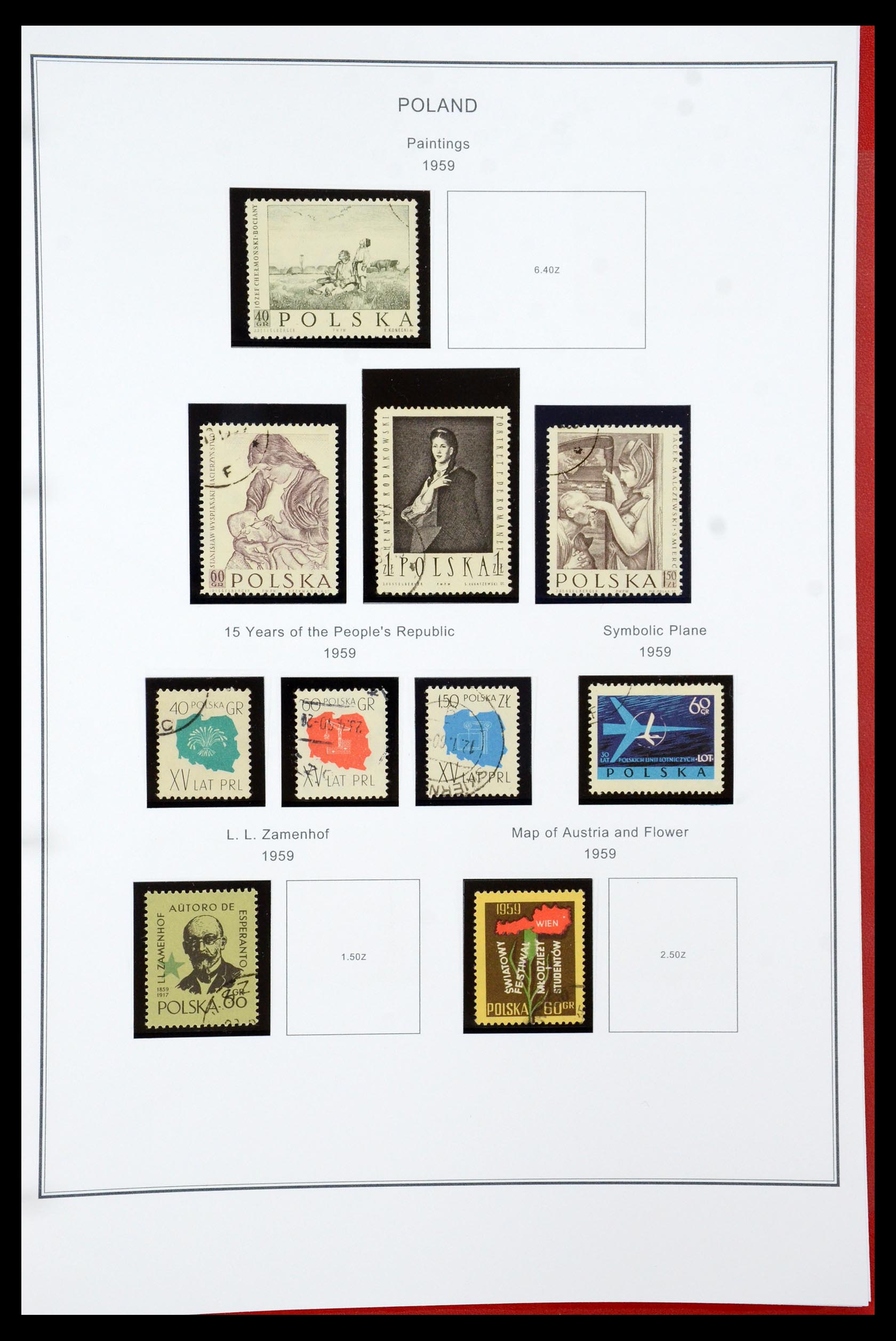 35906 099 - Postzegelverzameling 35906 Polen 1918-1995.