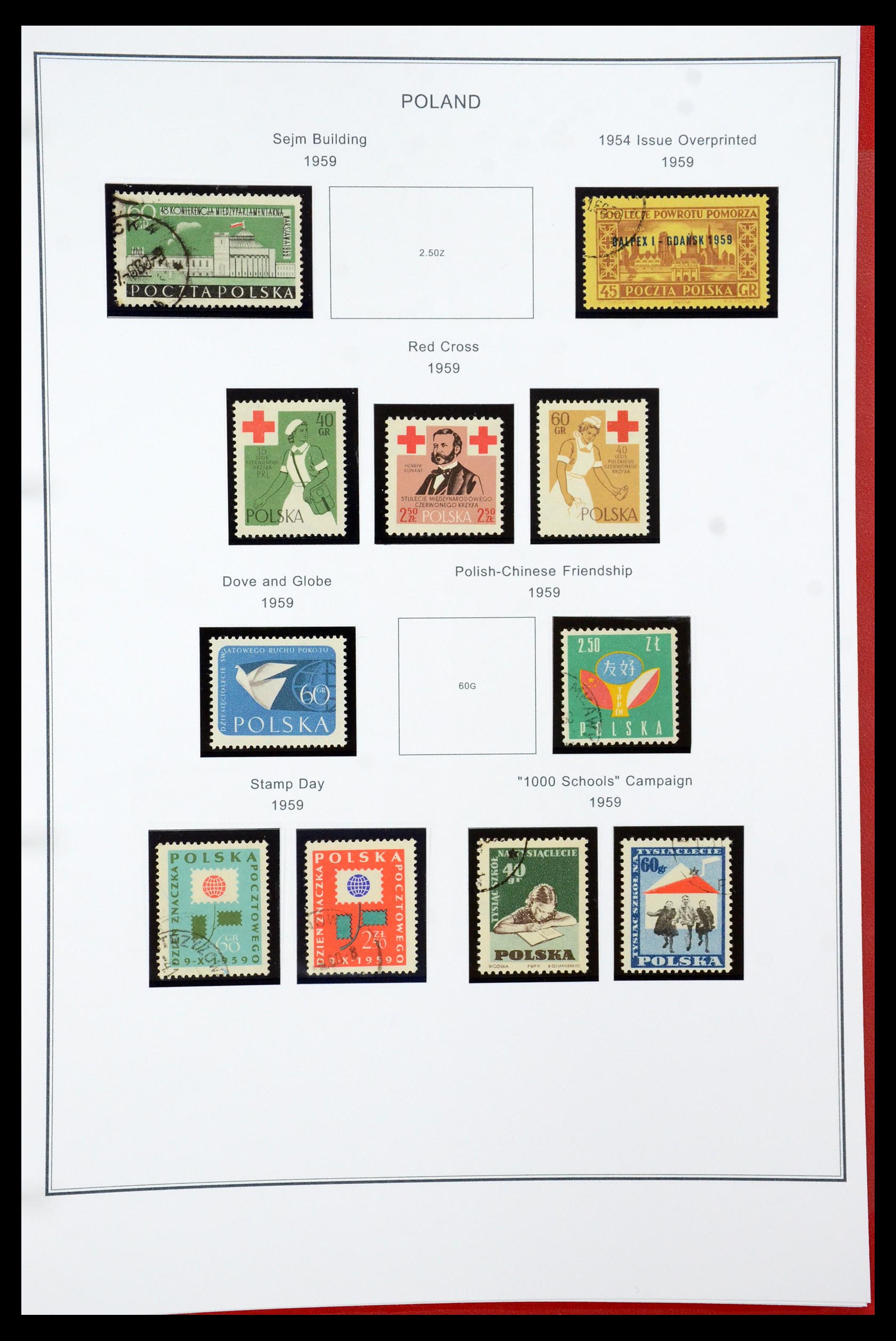 35906 100 - Postzegelverzameling 35906 Polen 1918-1995.