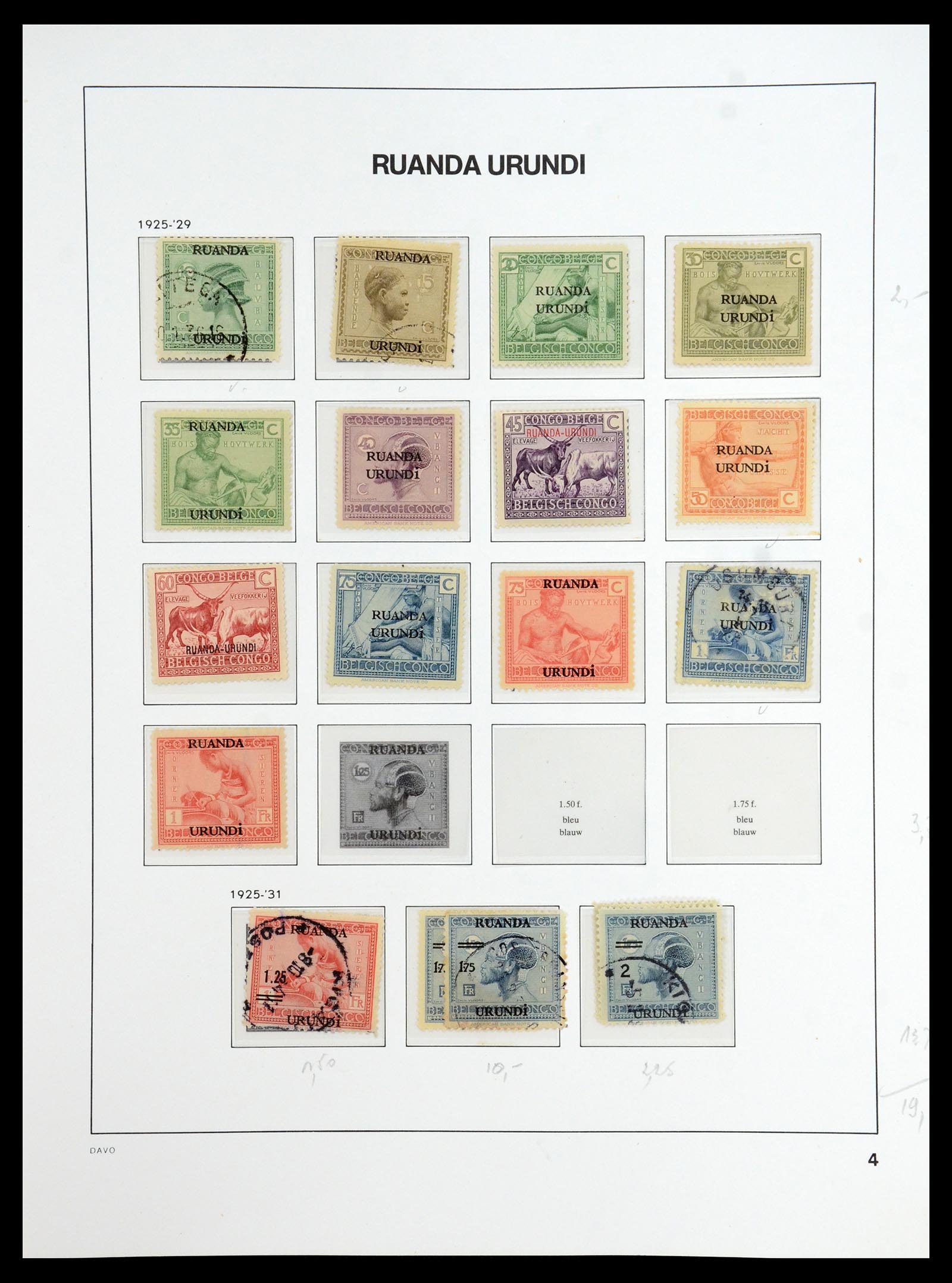 35907 035 - Postzegelverzameling 35907 Belgisch Congo 1887-1962.