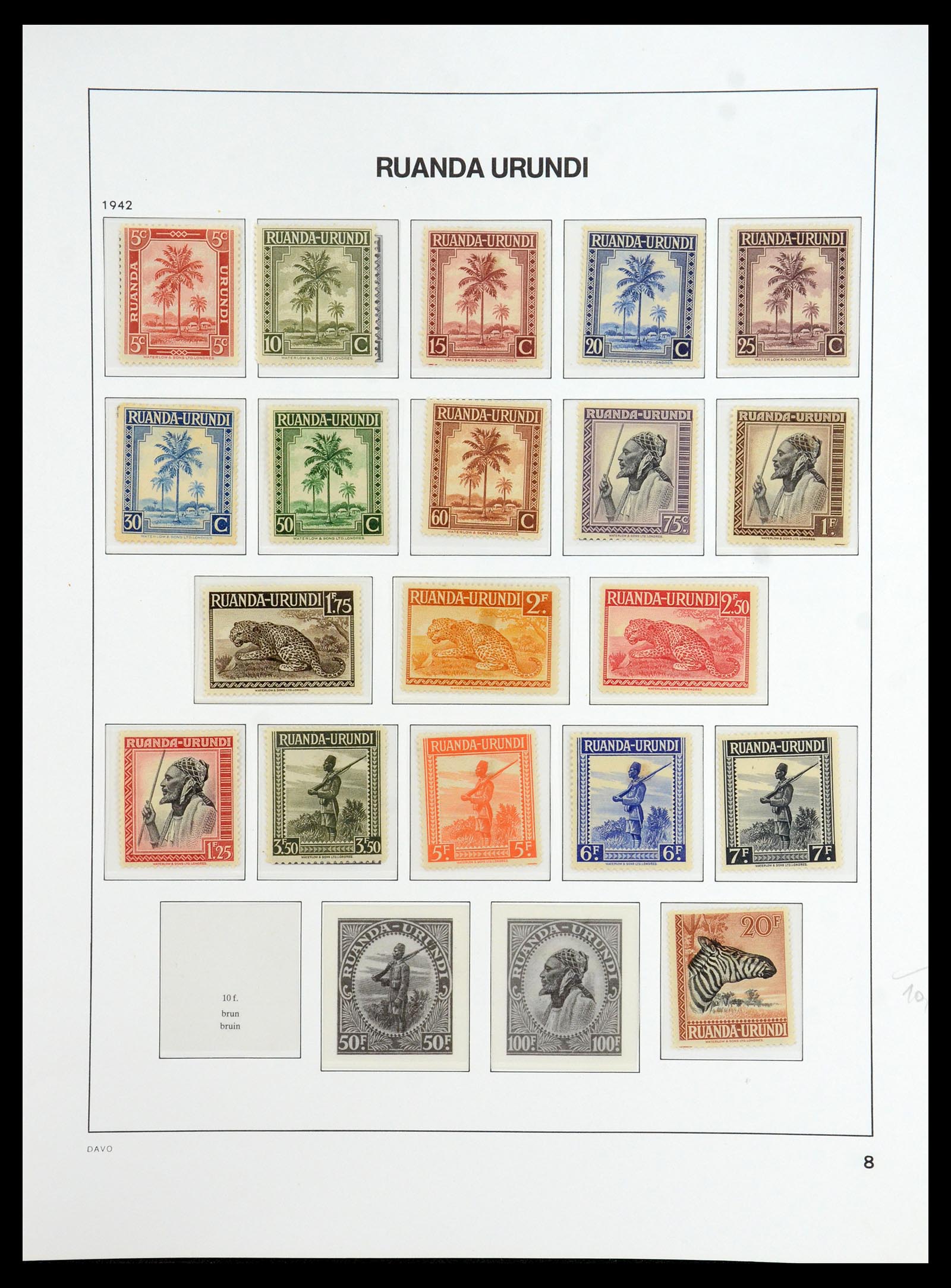 35907 039 - Stamp Collection 35907 Belgian Congo 1887-1962.