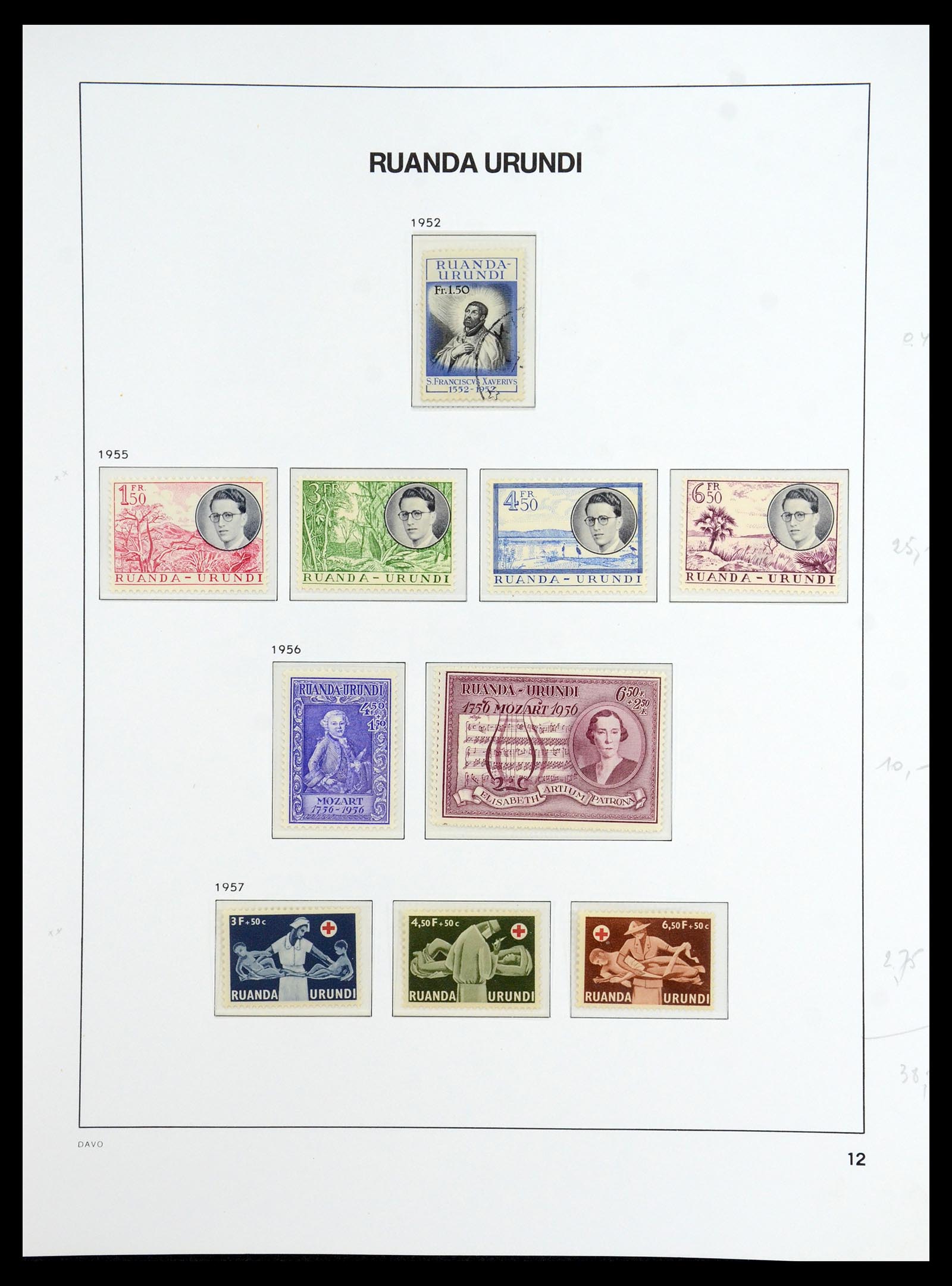 35907 043 - Postzegelverzameling 35907 Belgisch Congo 1887-1962.