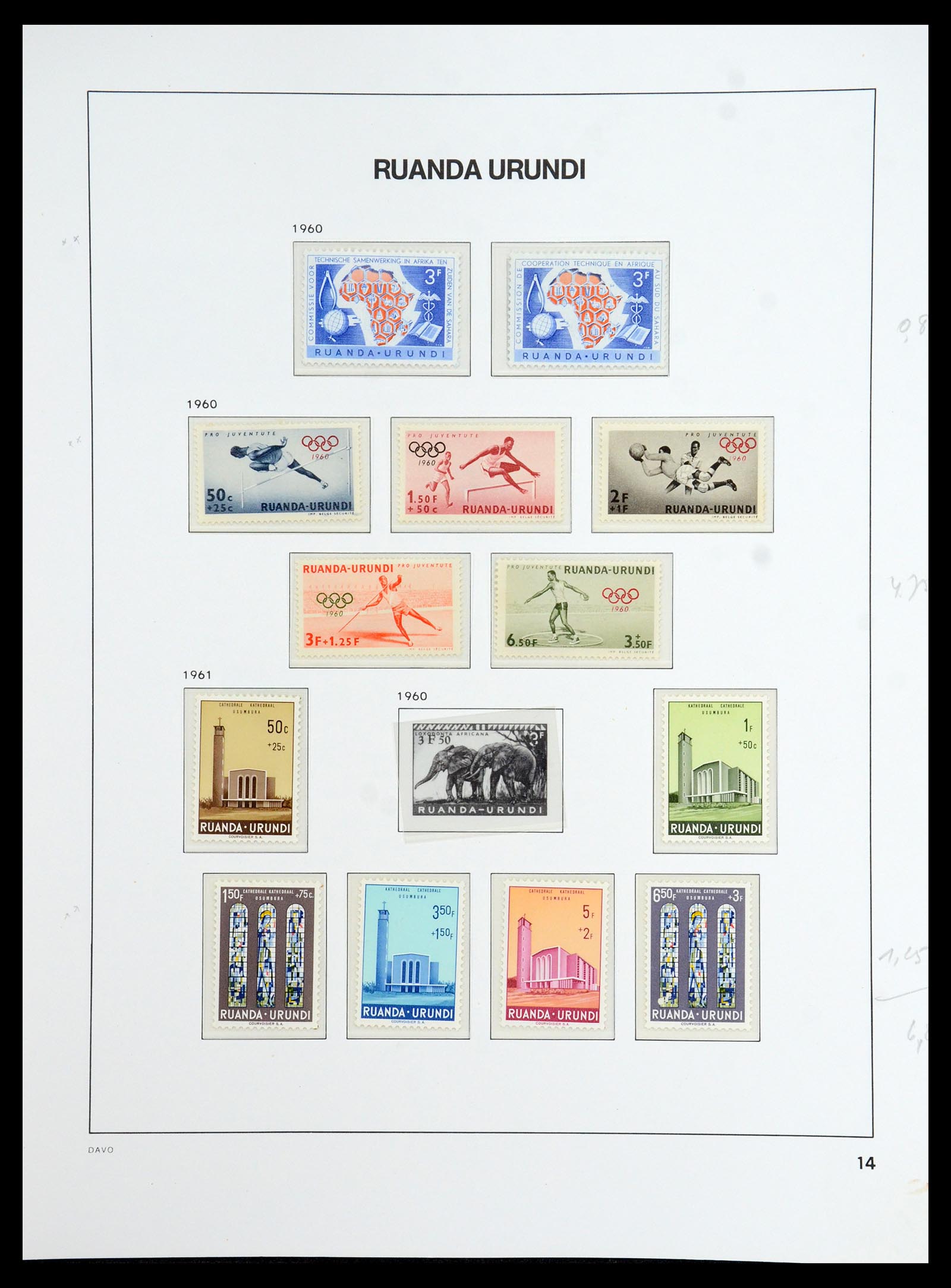 35907 045 - Postzegelverzameling 35907 Belgisch Congo 1887-1962.