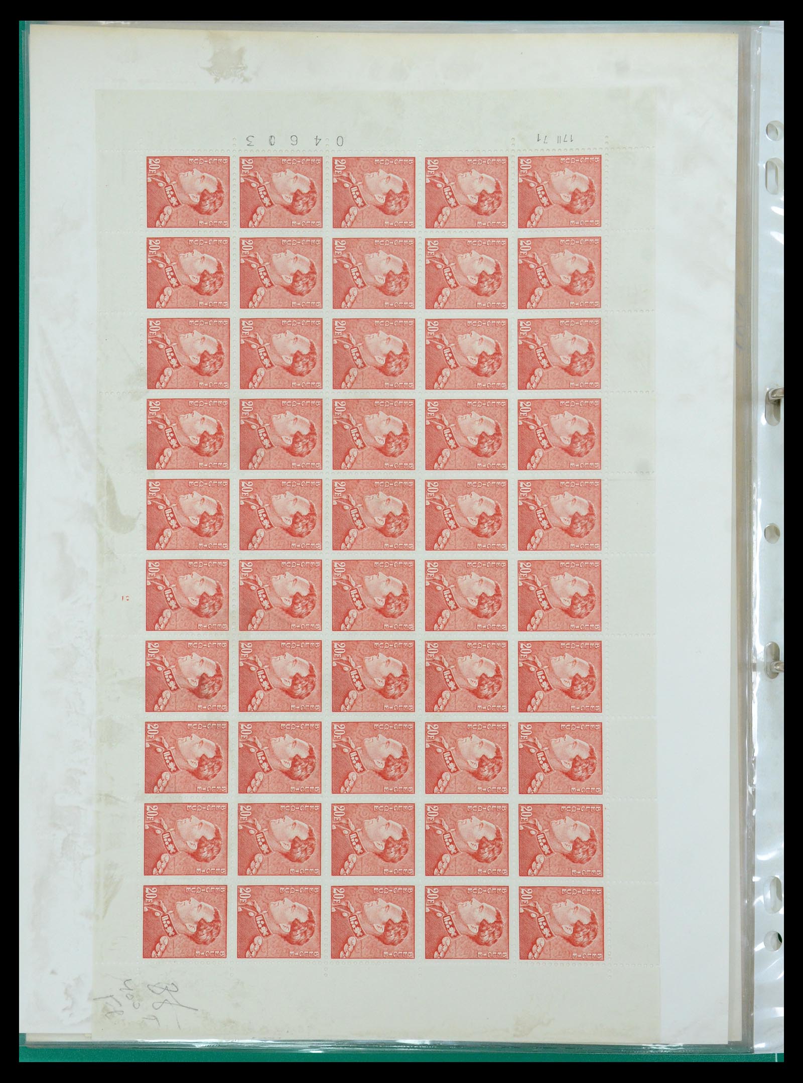 35908 010 - Postzegelverzameling 35908 België 1936-1951.
