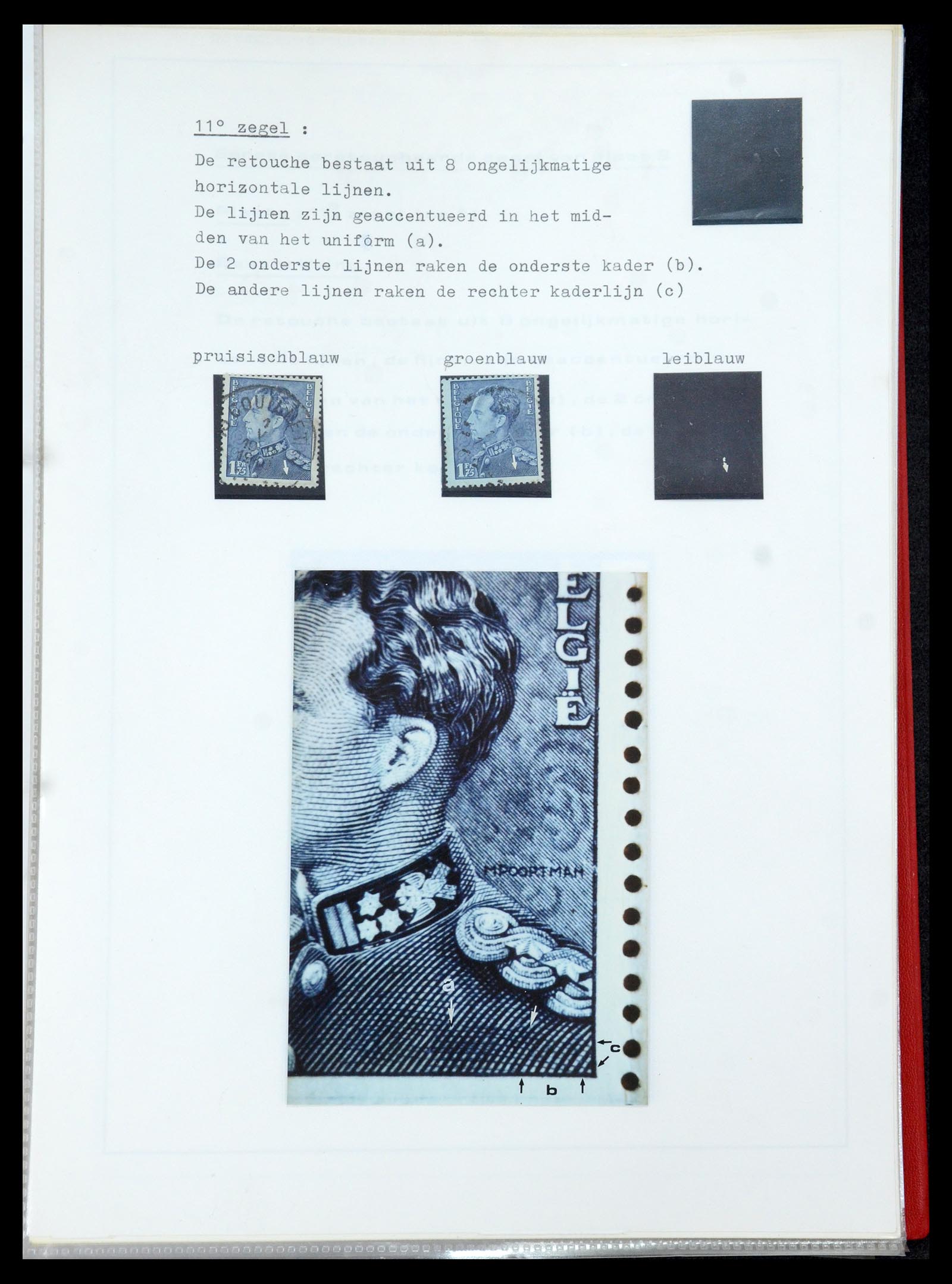 35908 012 - Postzegelverzameling 35908 België 1936-1951.