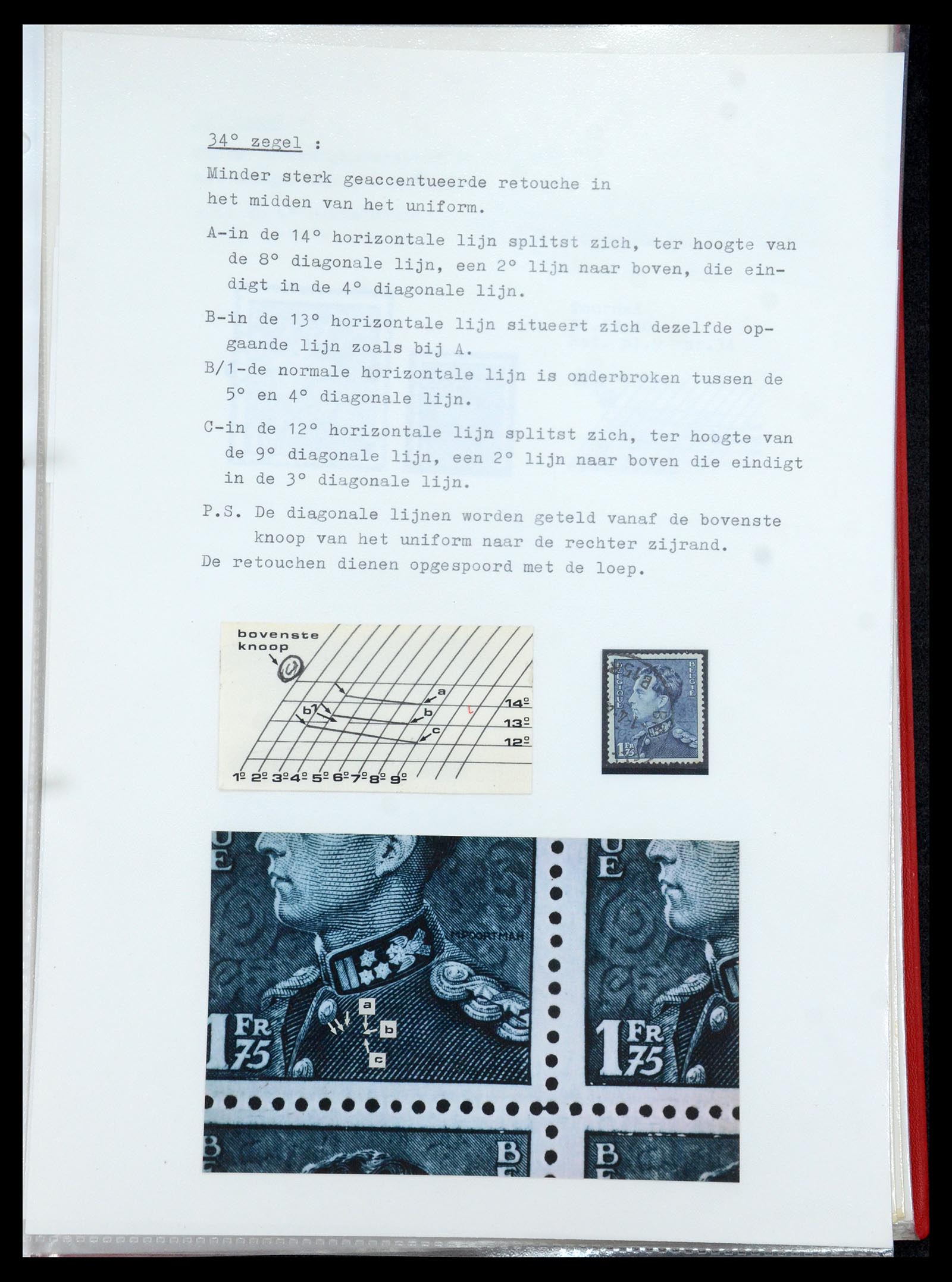 35908 014 - Postzegelverzameling 35908 België 1936-1951.