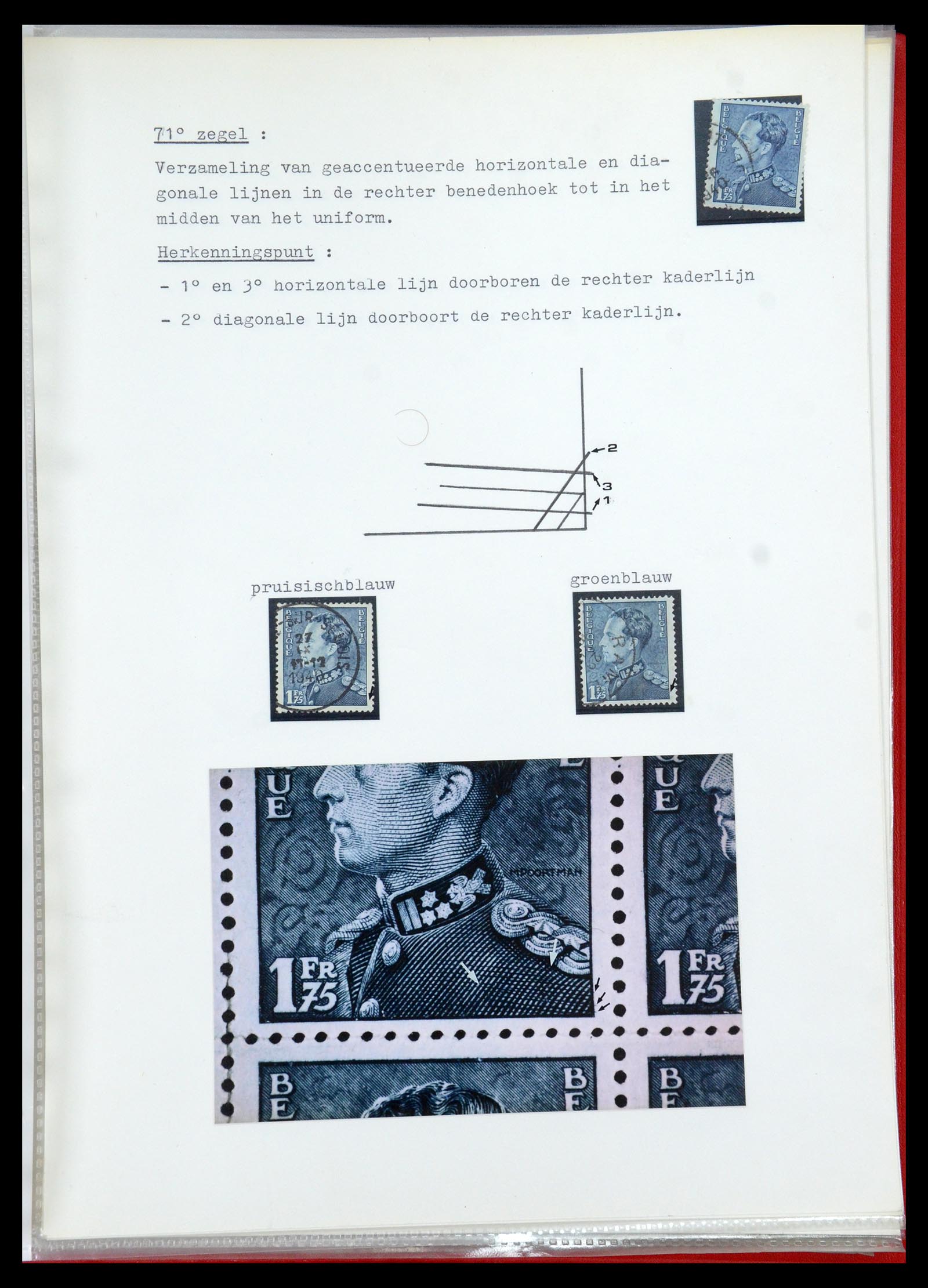 35908 016 - Postzegelverzameling 35908 België 1936-1951.