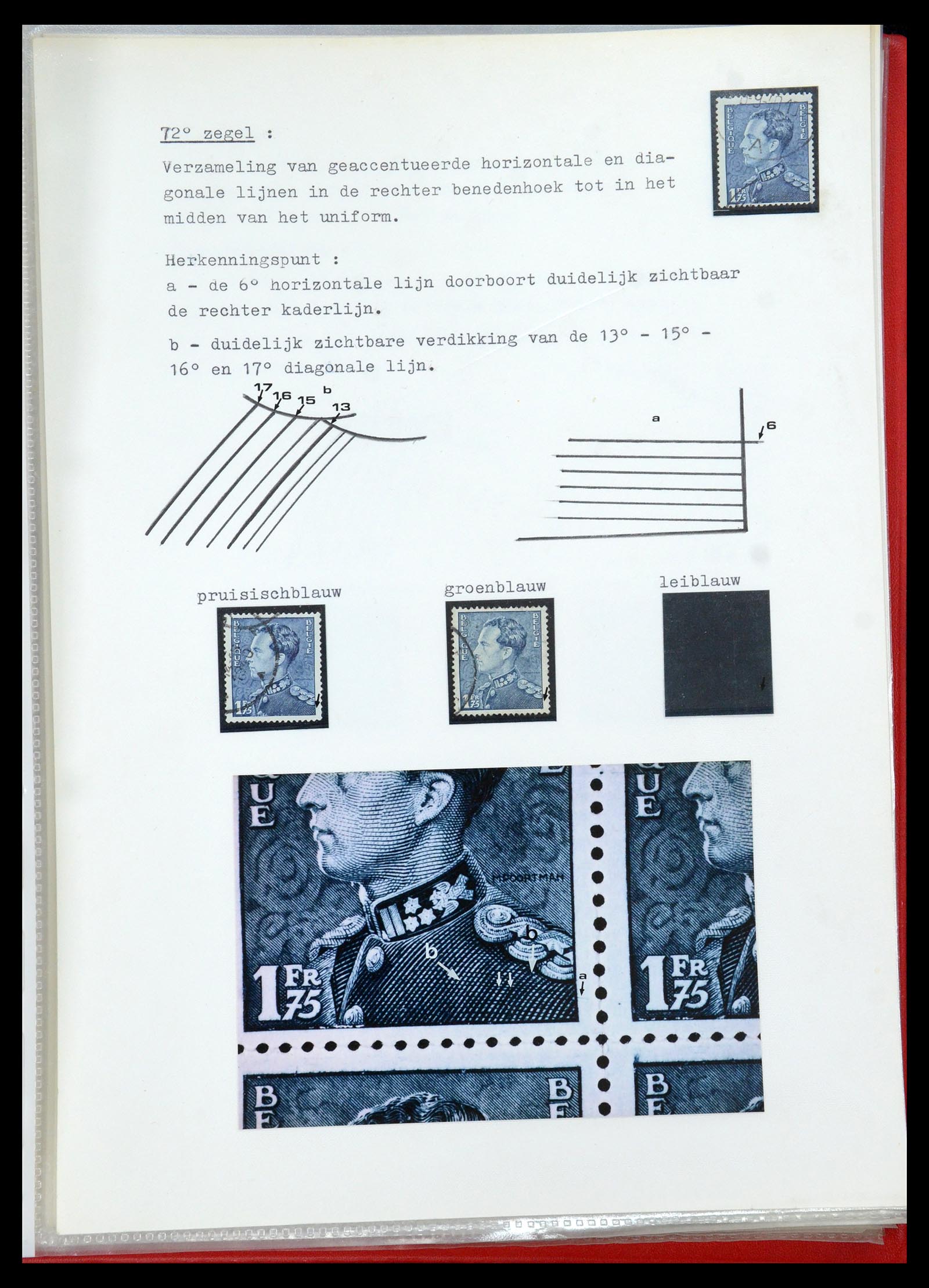35908 017 - Postzegelverzameling 35908 België 1936-1951.