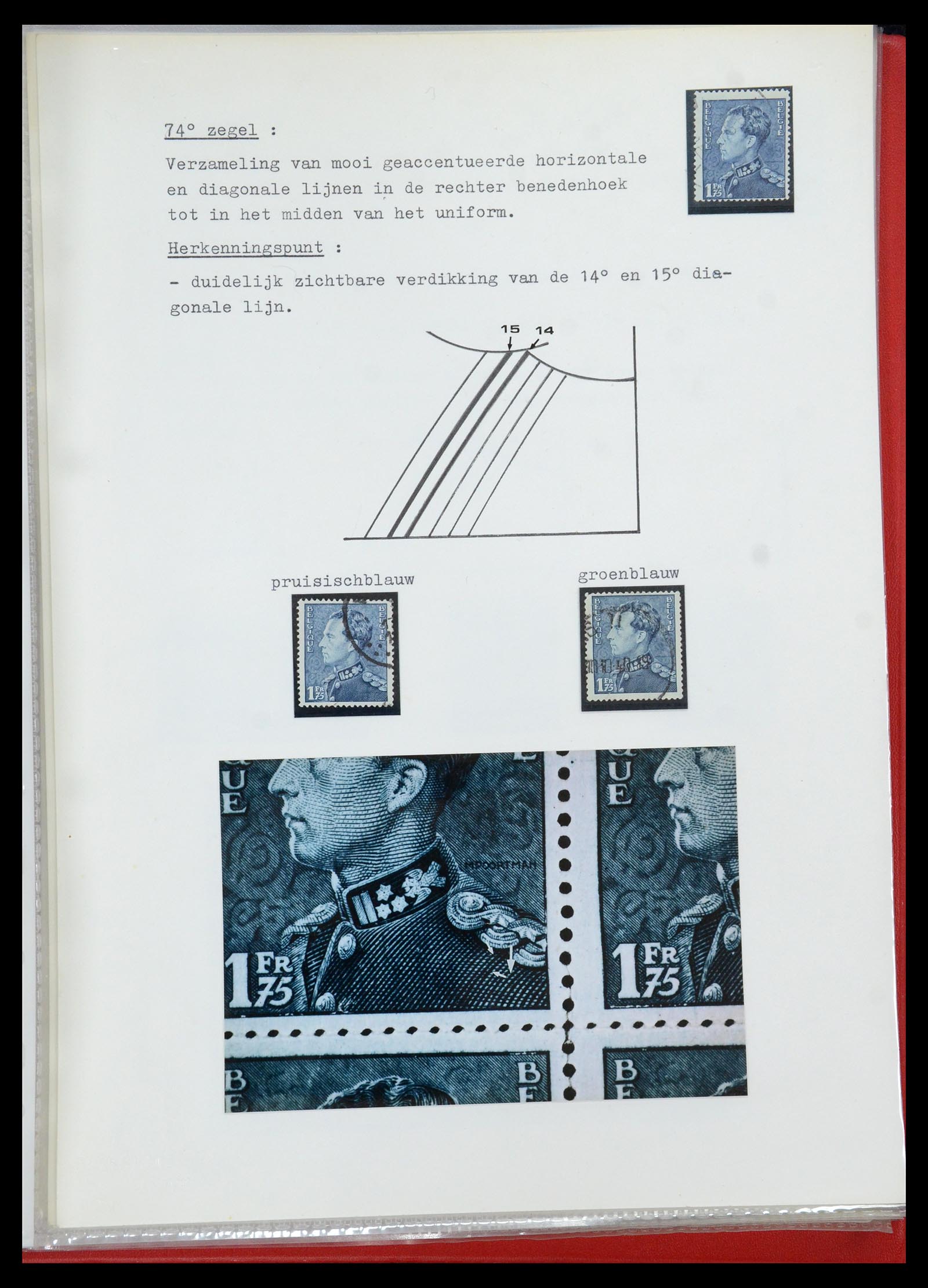 35908 019 - Stamp Collection 35908 Belgium 1936-1951.