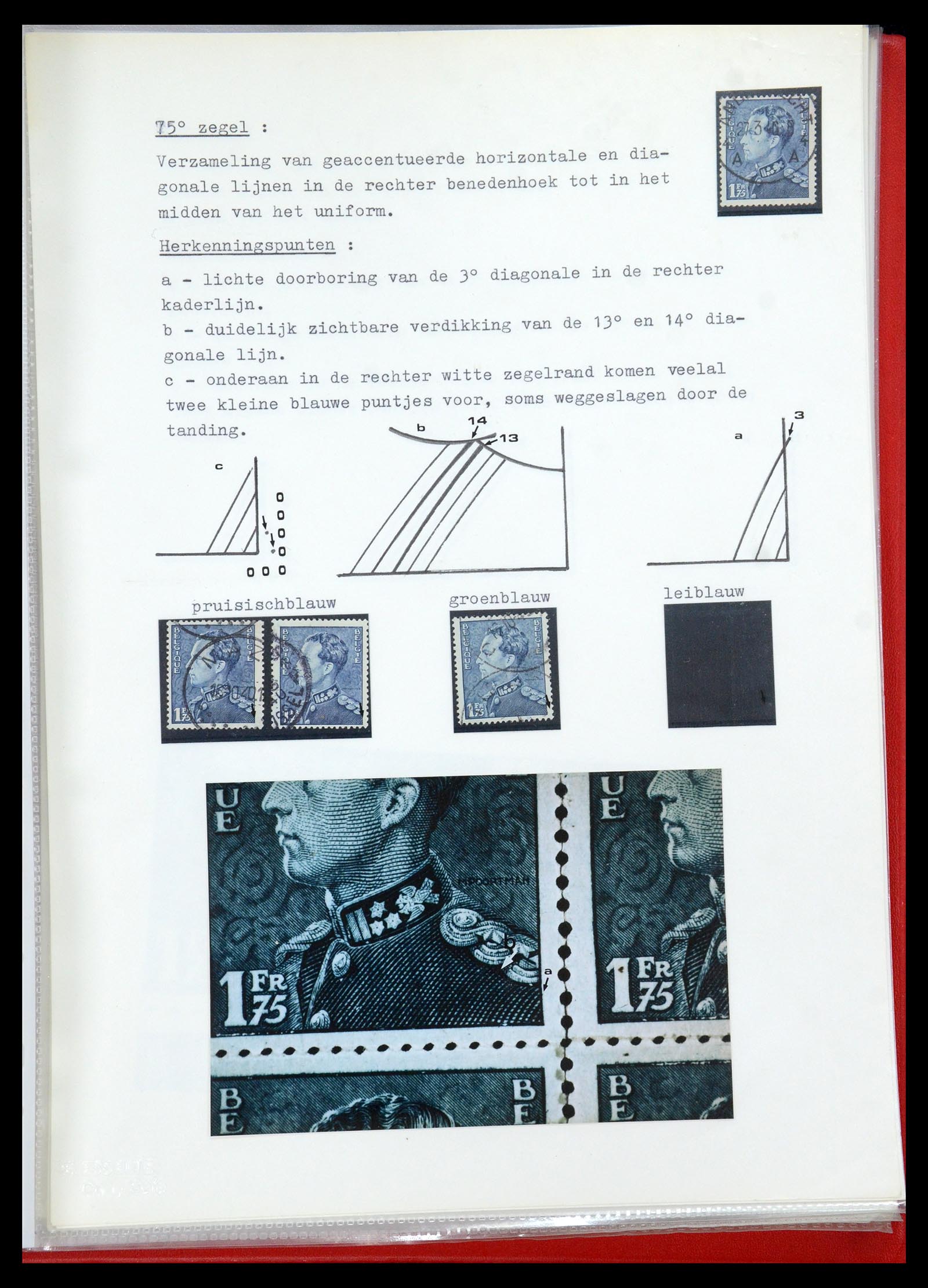 35908 020 - Postzegelverzameling 35908 België 1936-1951.