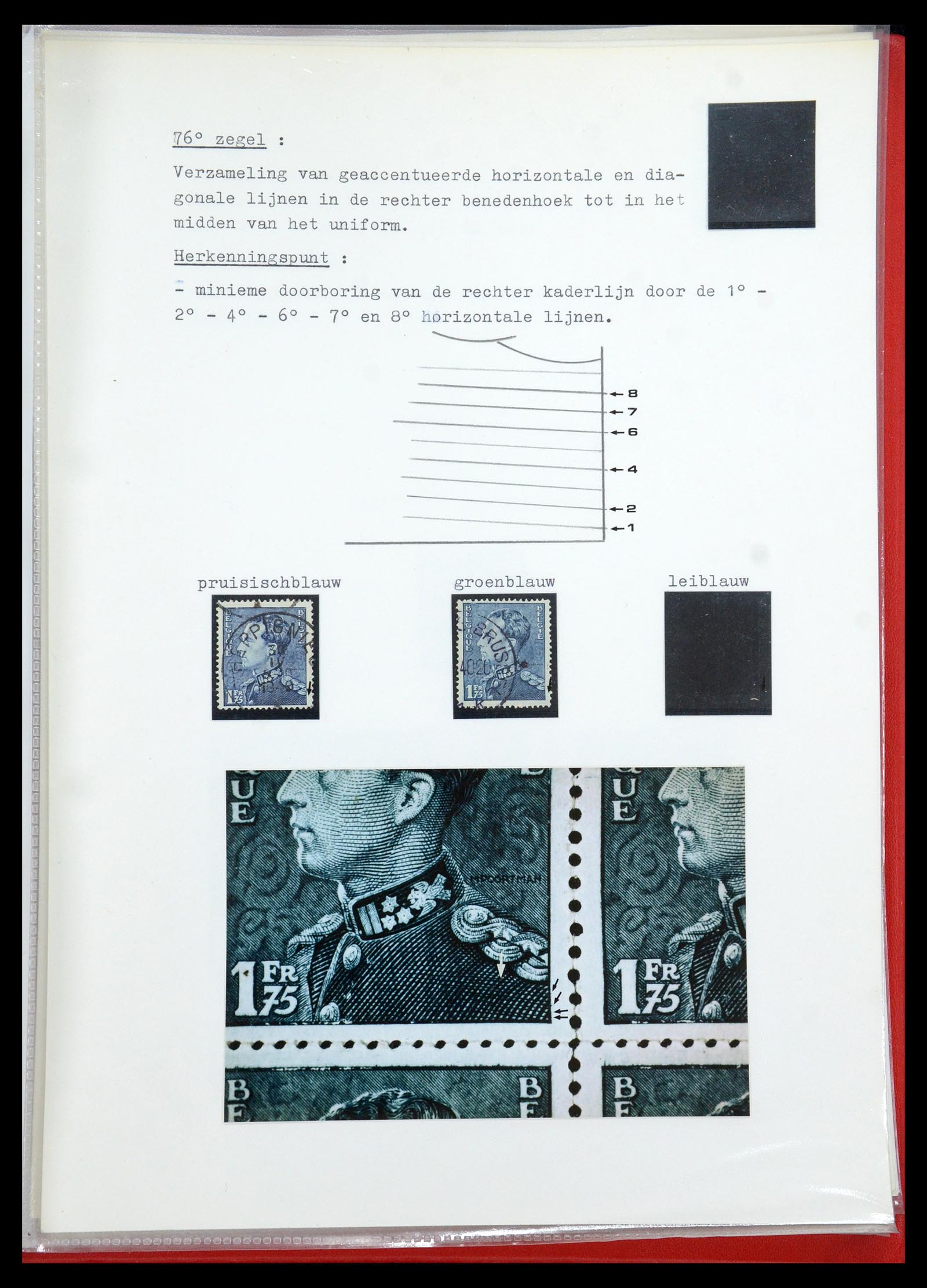 35908 021 - Postzegelverzameling 35908 België 1936-1951.