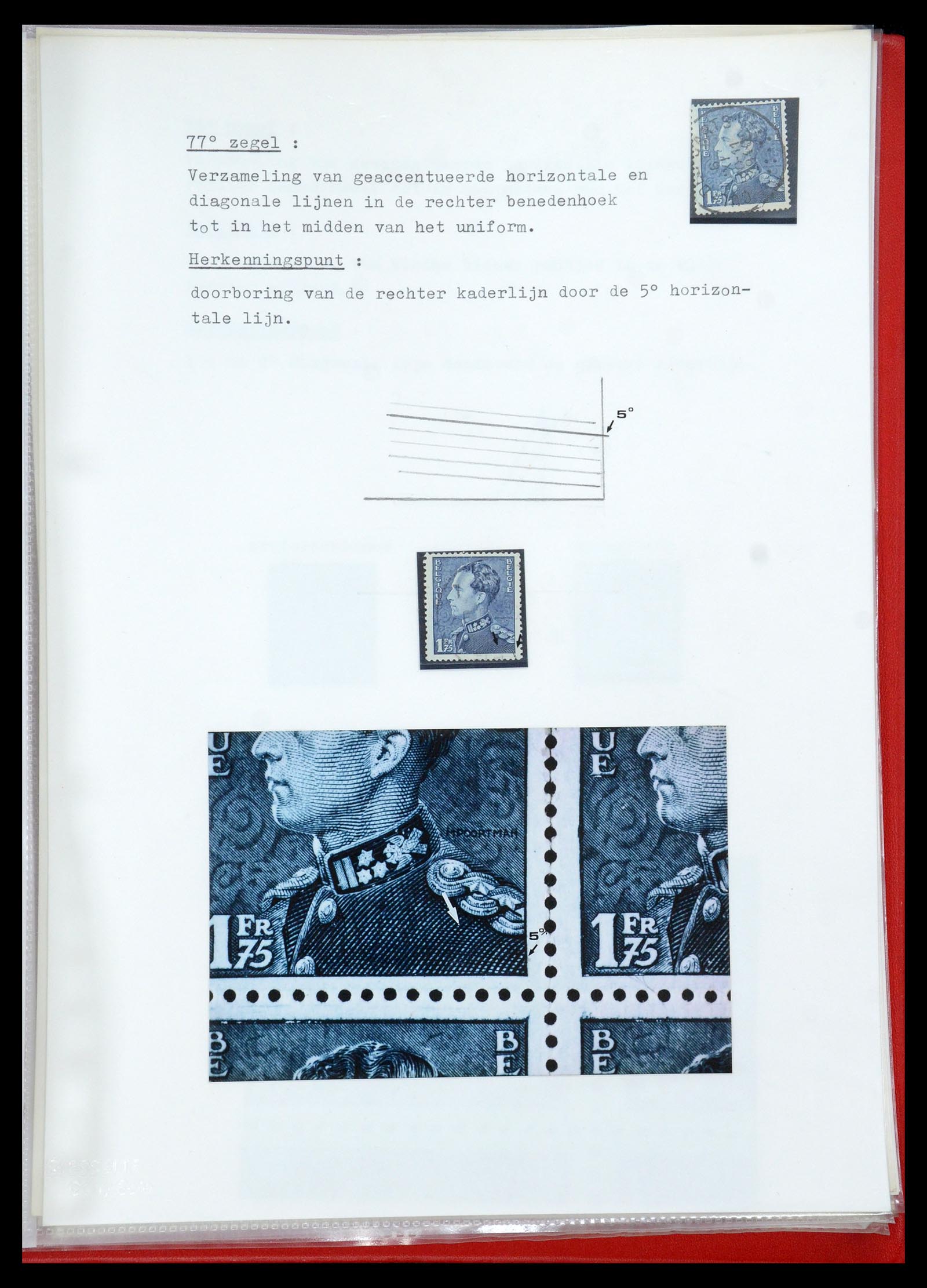 35908 022 - Postzegelverzameling 35908 België 1936-1951.
