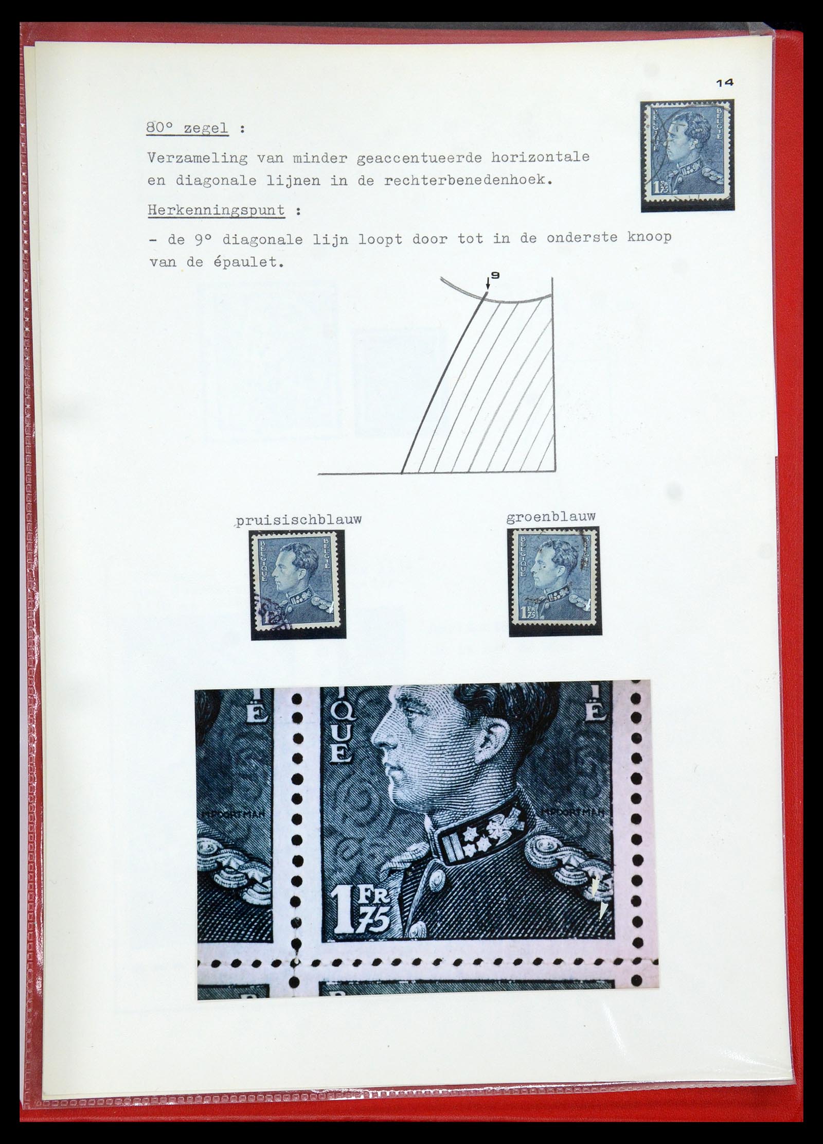 35908 025 - Stamp Collection 35908 Belgium 1936-1951.