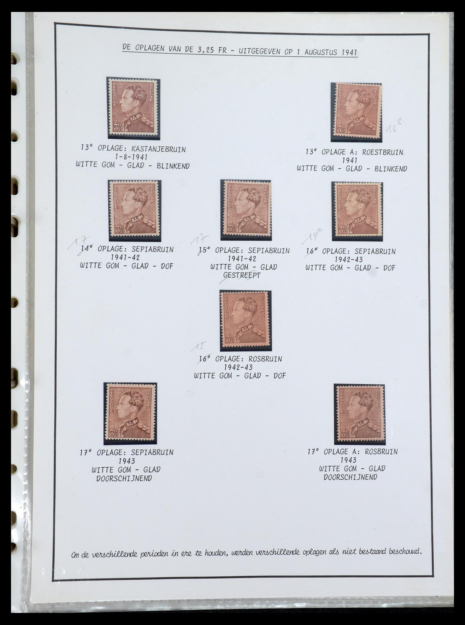 35908 028 - Stamp Collection 35908 Belgium 1936-1951.