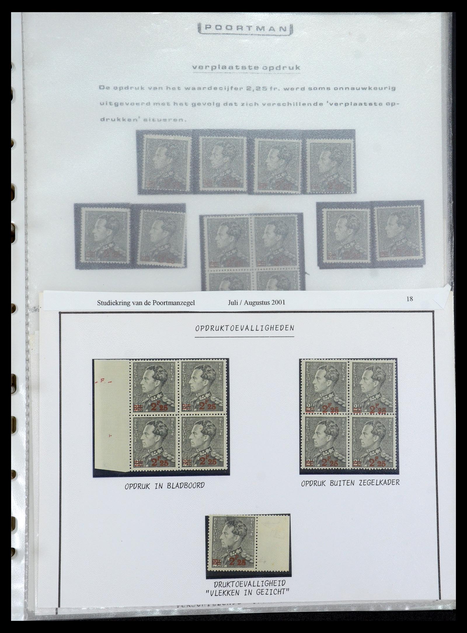 35908 031 - Postzegelverzameling 35908 België 1936-1951.