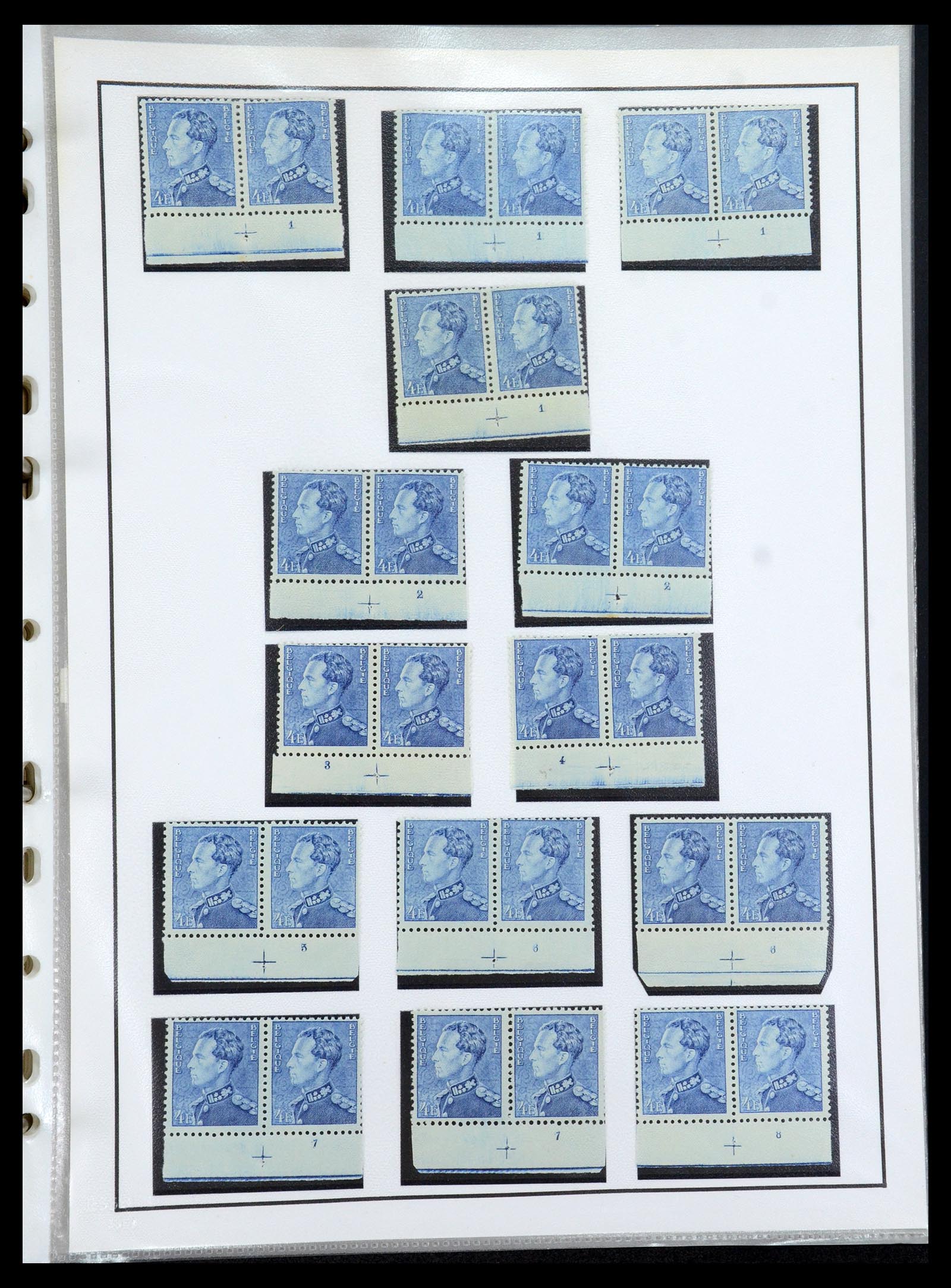 35908 035 - Postzegelverzameling 35908 België 1936-1951.