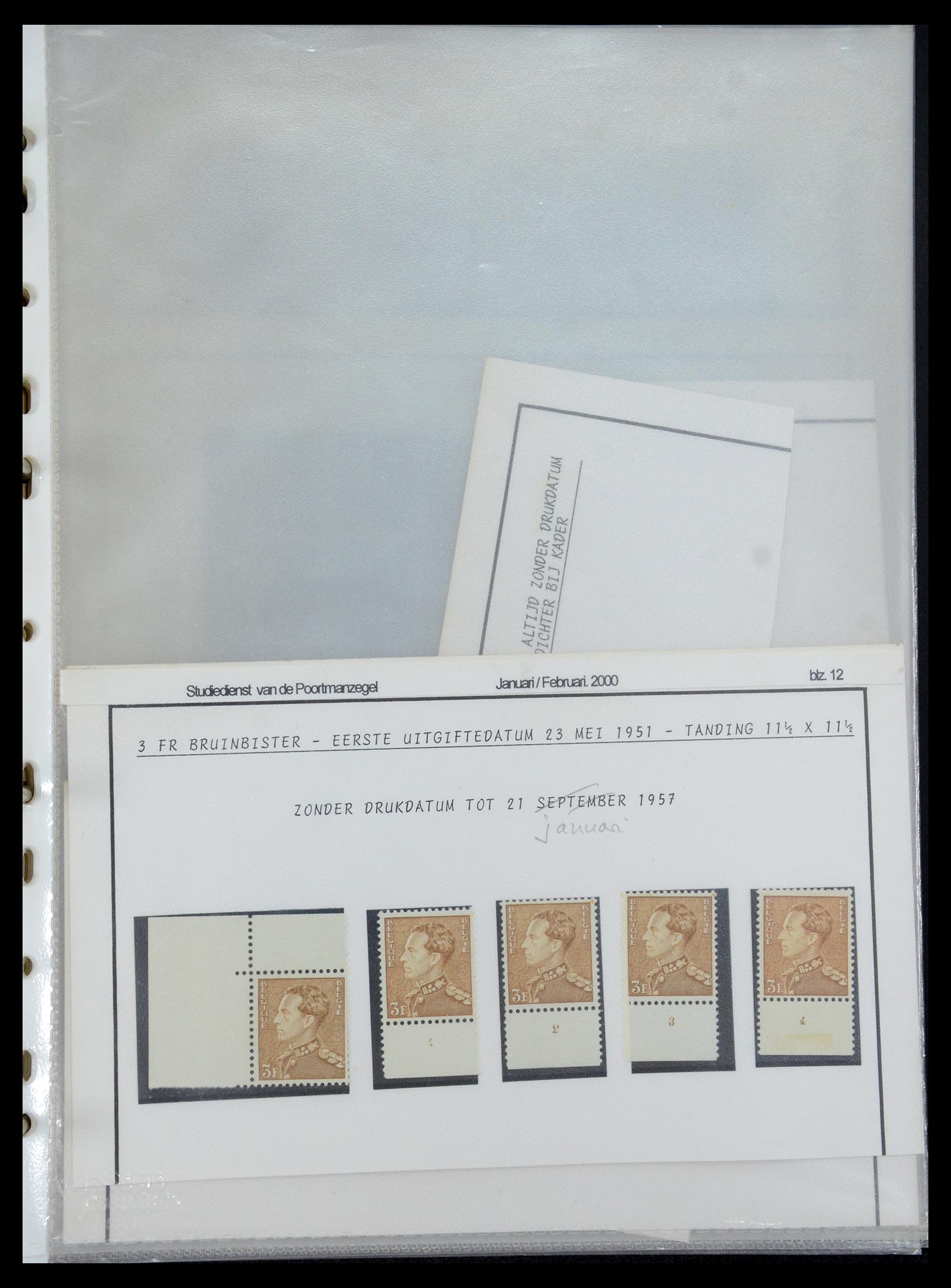 35908 036 - Postzegelverzameling 35908 België 1936-1951.