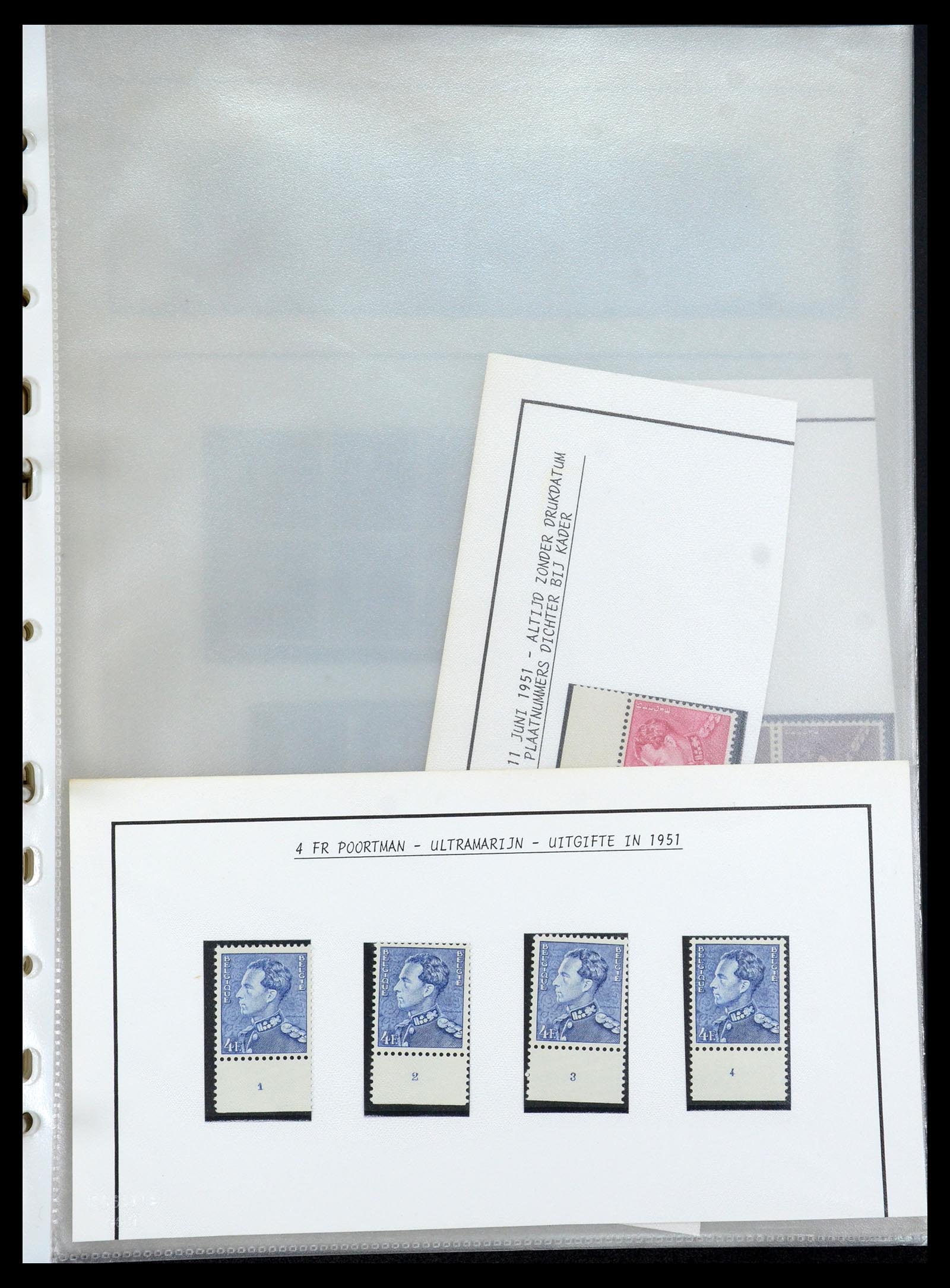 35908 037 - Postzegelverzameling 35908 België 1936-1951.