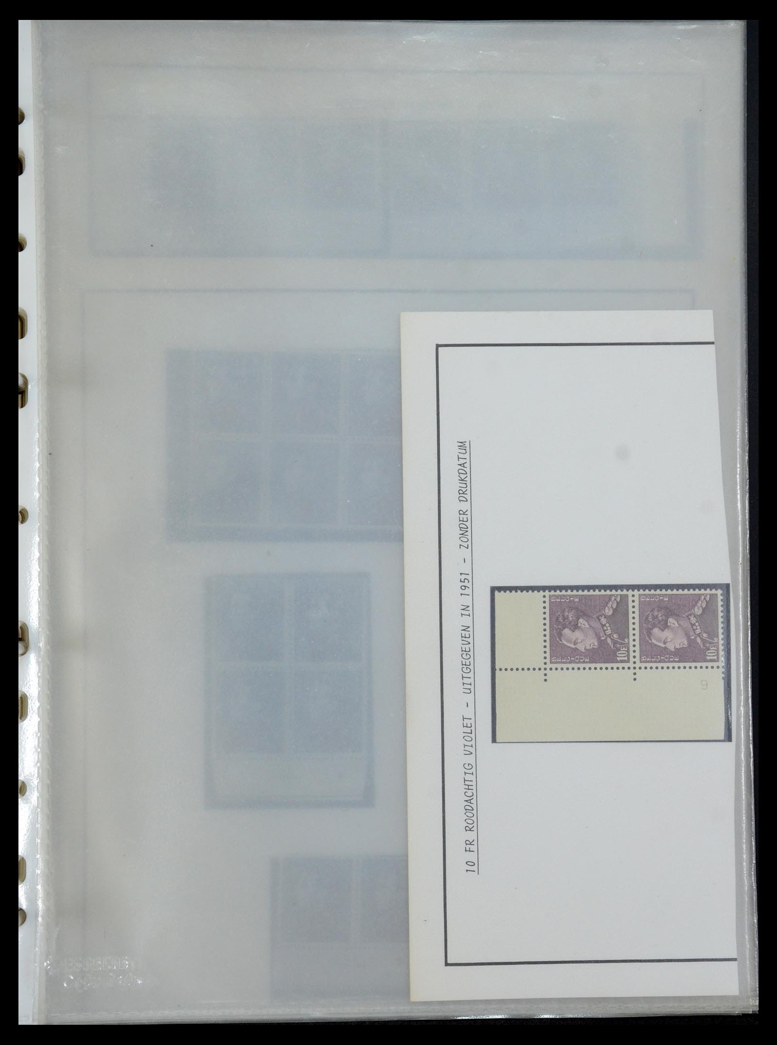 35908 039 - Postzegelverzameling 35908 België 1936-1951.