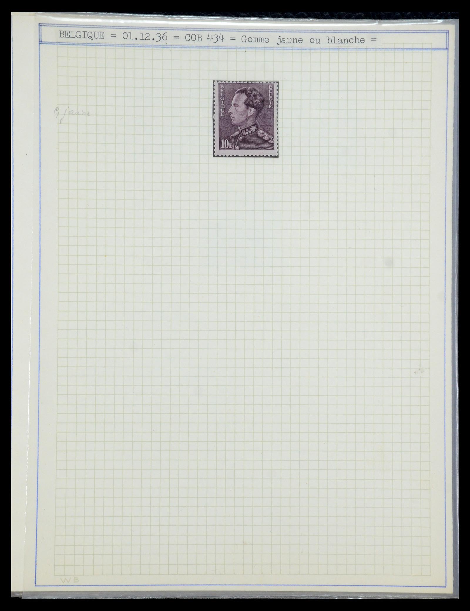 35908 051 - Postzegelverzameling 35908 België 1936-1951.
