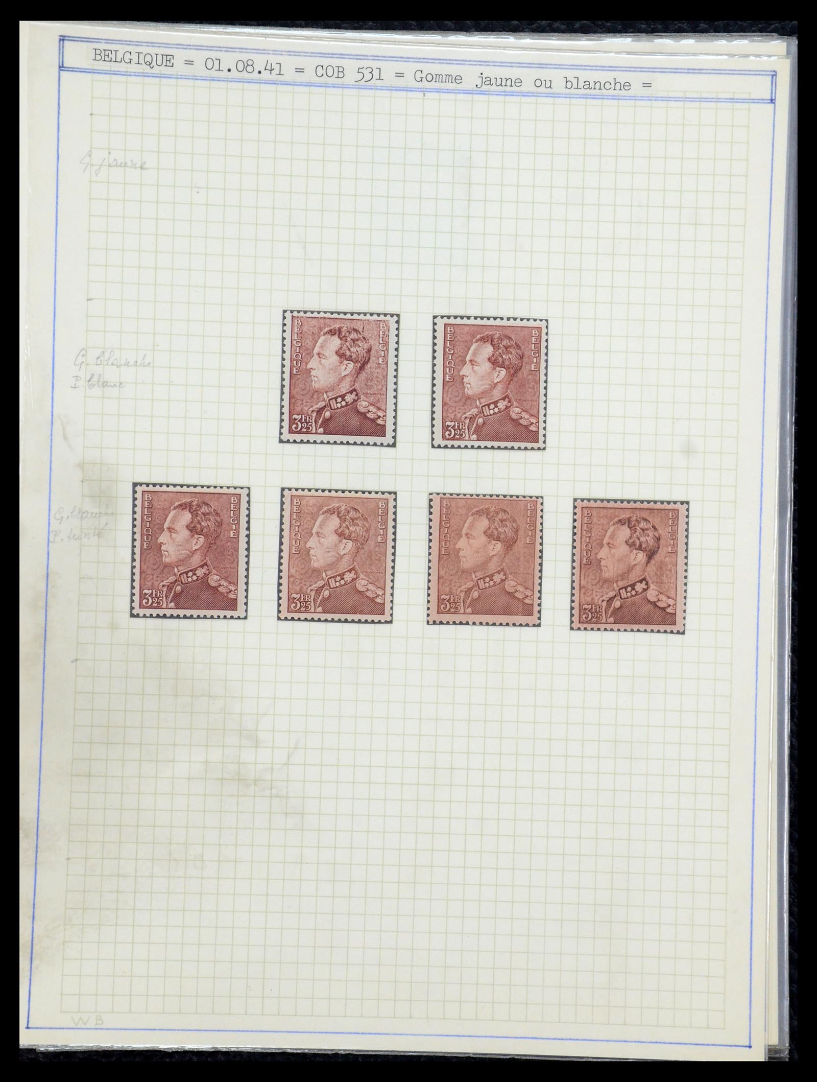 35908 056 - Postzegelverzameling 35908 België 1936-1951.