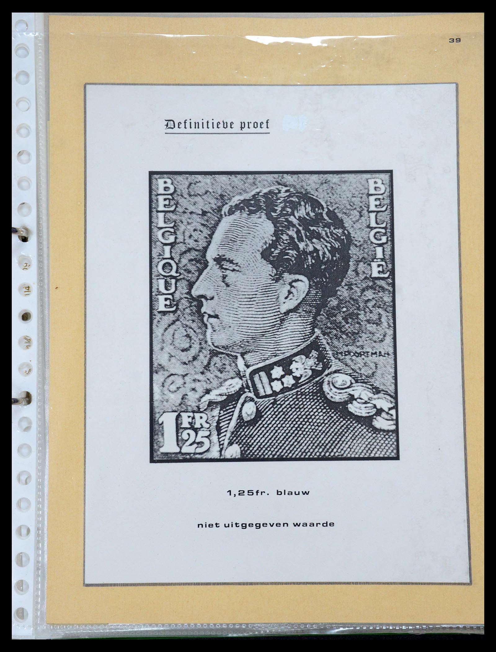 35908 071 - Postzegelverzameling 35908 België 1936-1951.