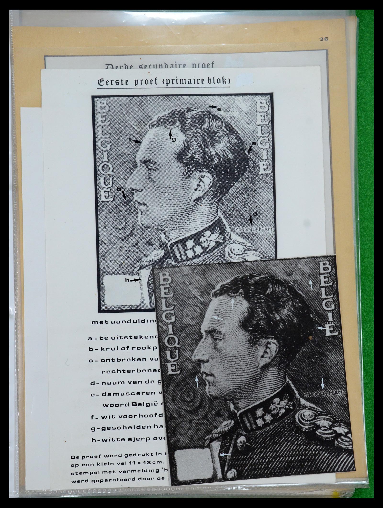 35908 073 - Postzegelverzameling 35908 België 1936-1951.