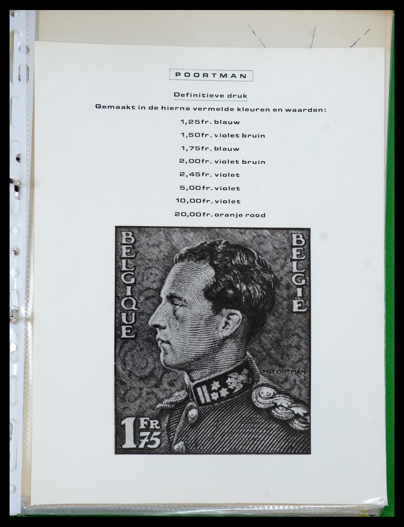 35908 081 - Postzegelverzameling 35908 België 1936-1951.