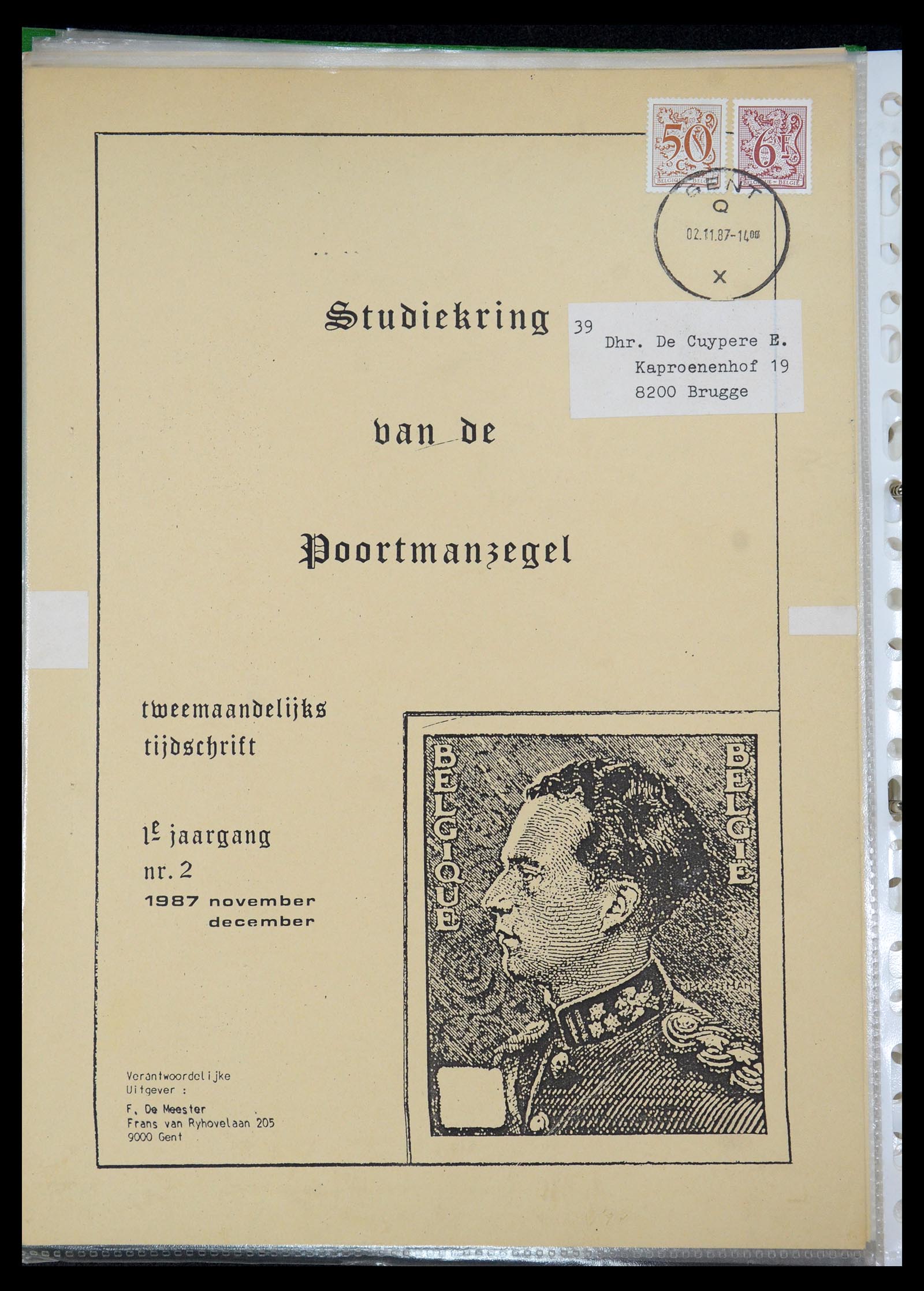 35908 090 - Postzegelverzameling 35908 België 1936-1951.